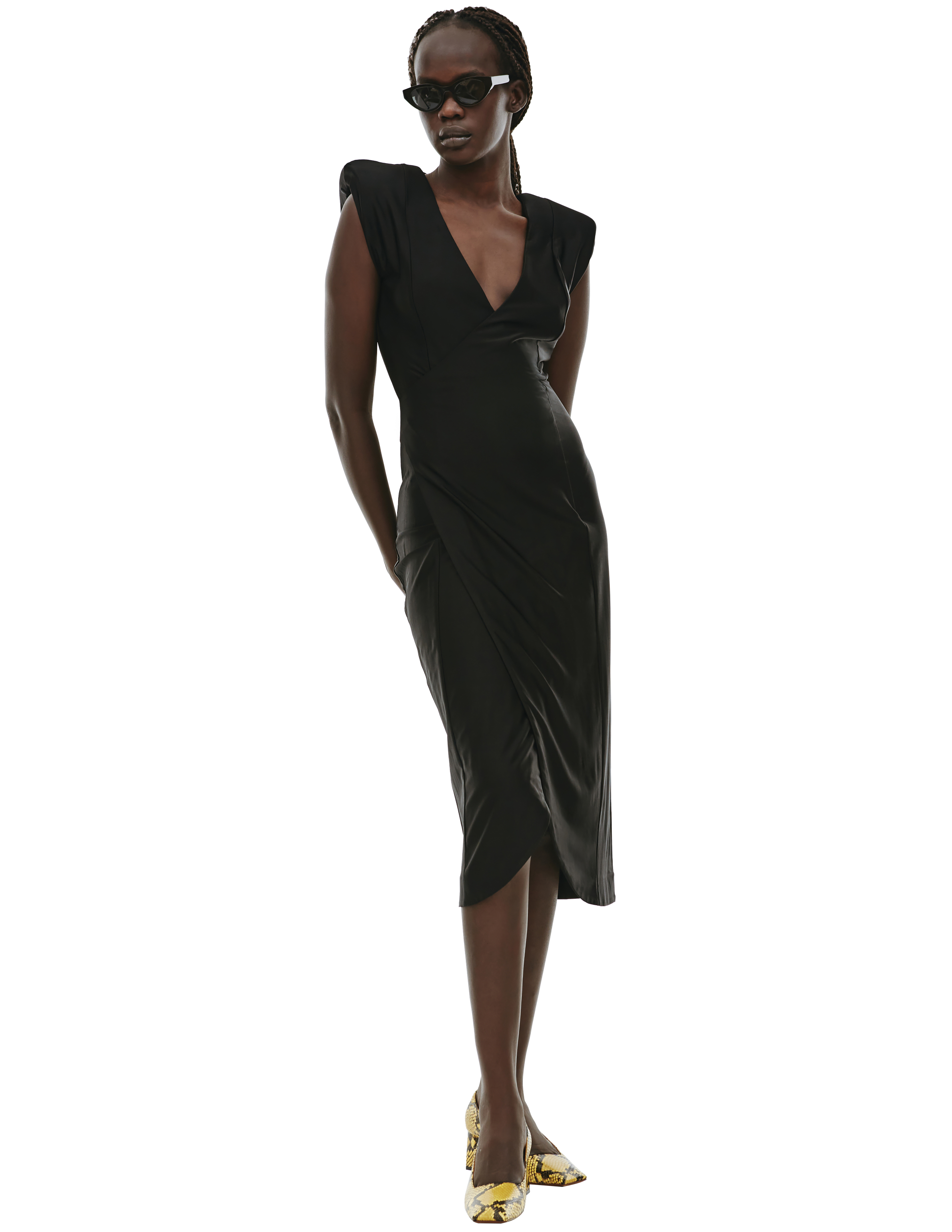 VETEMENTS V-Neck Midi Dress