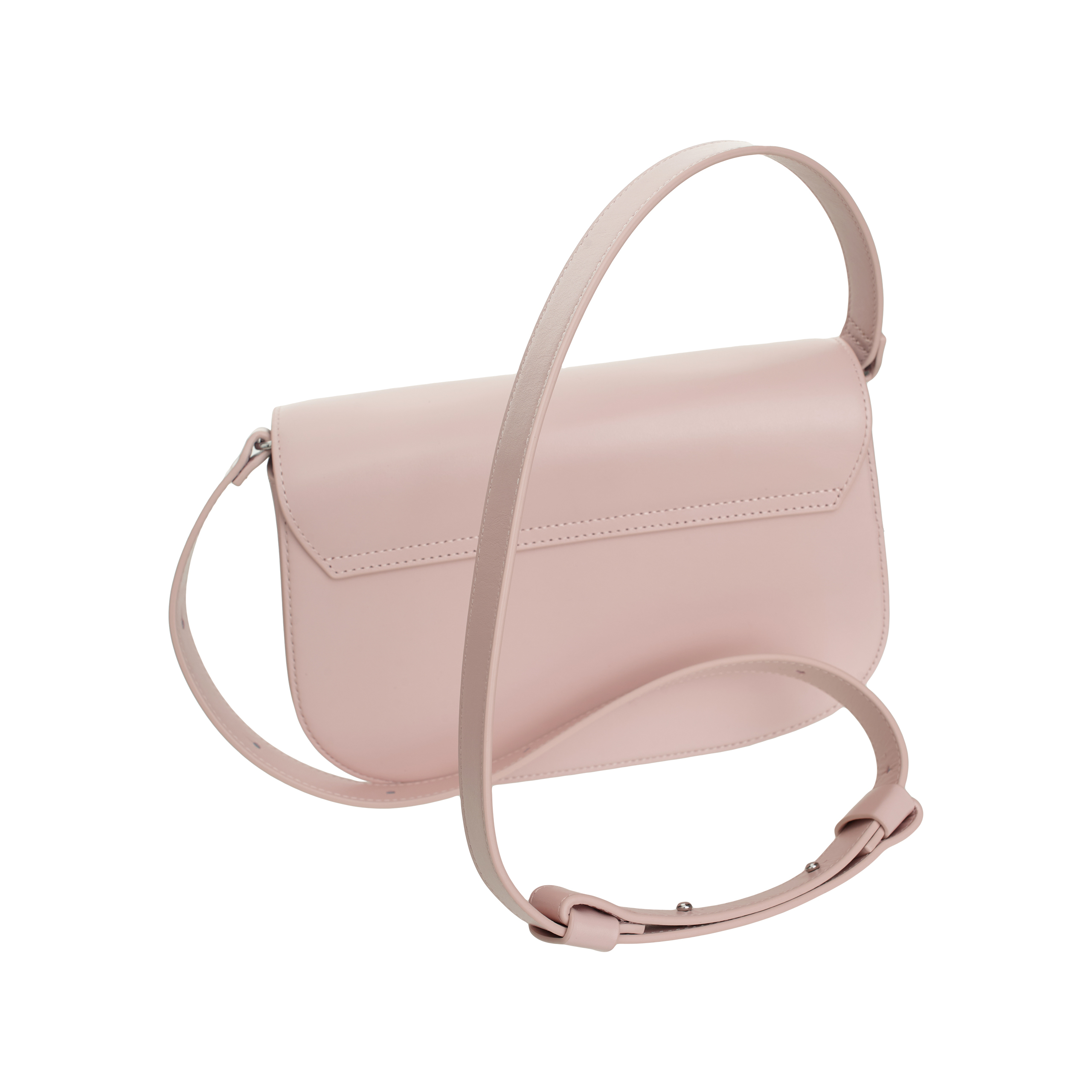 Shop Diesel Leather Shoulder Bag 1dr In Pink