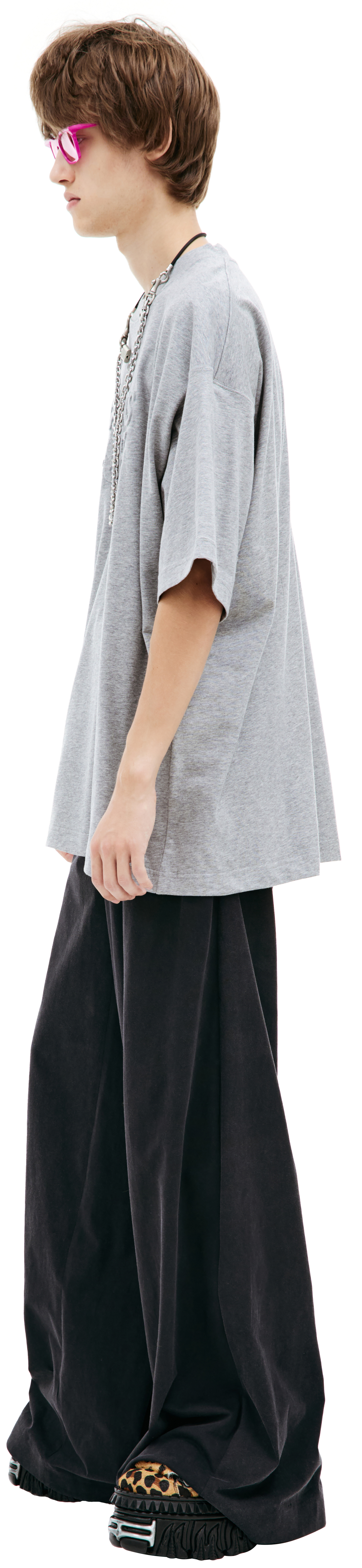 Tシャツ・カットソー VETEMENTS Men T Shirts UA66TR645GGREYMELANGE Grey 22923093_53193219_1000.jpg