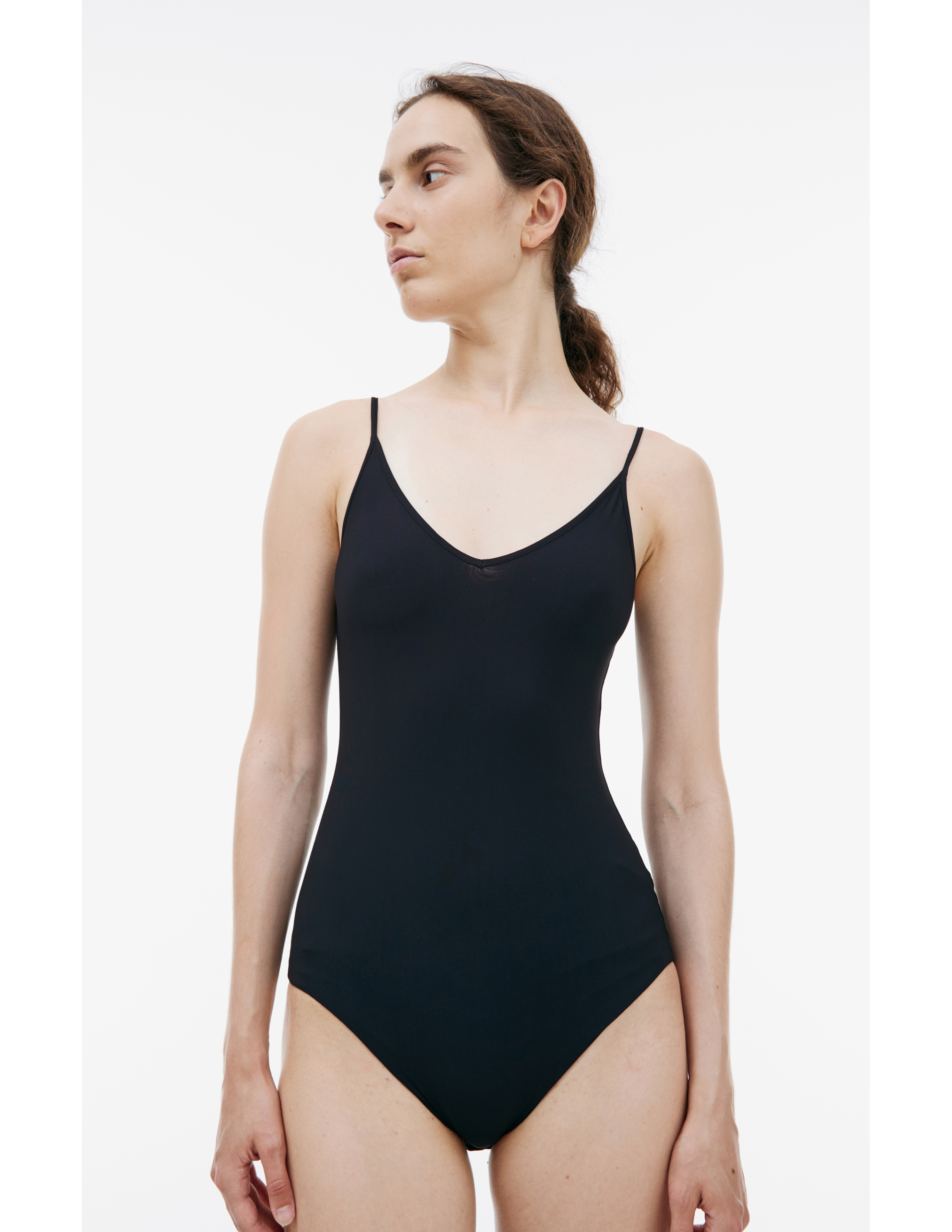 Shop Jil Sander Black V-neck Body