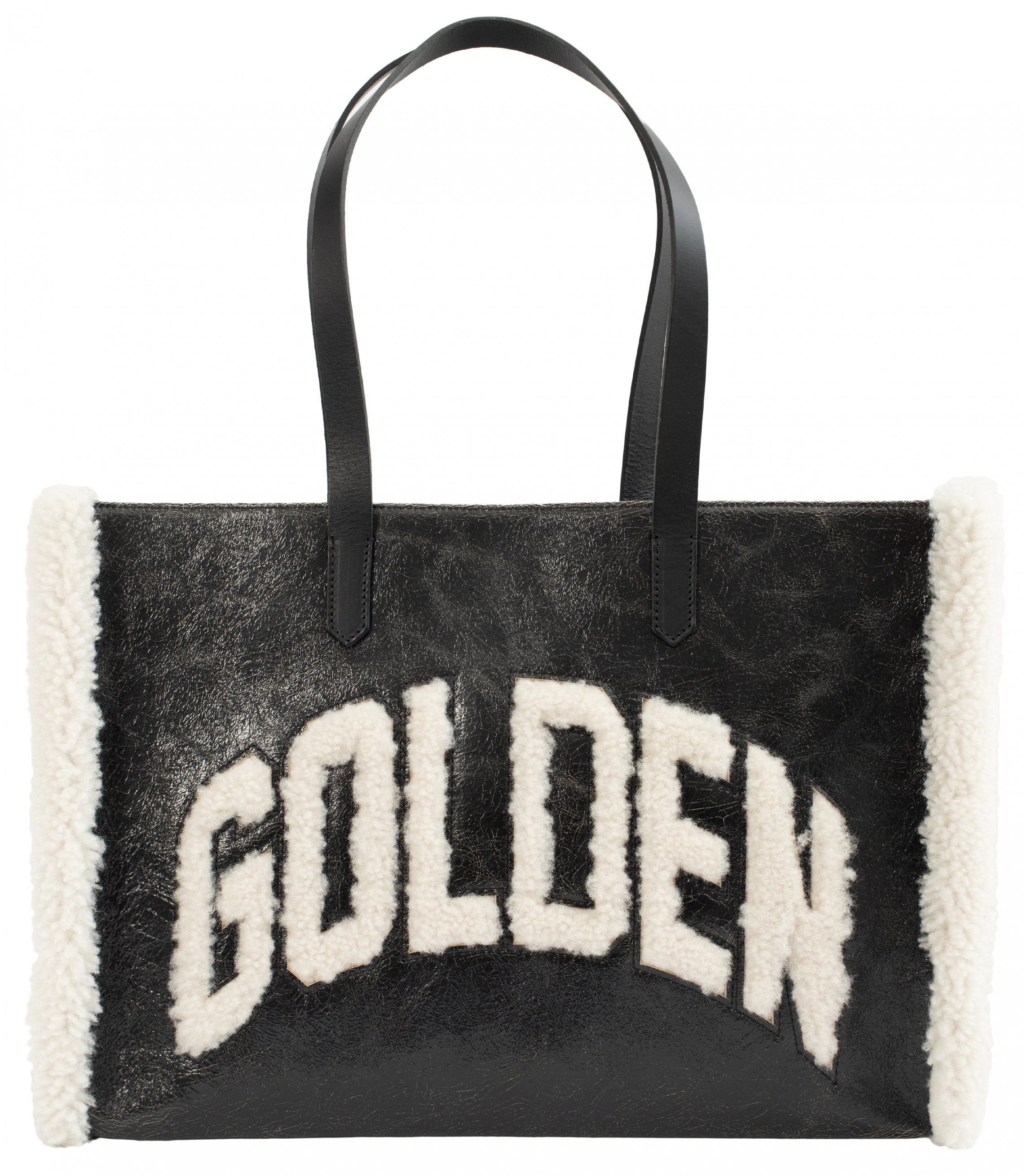 Golden Goose Deluxe Brand California Logo Black Bag