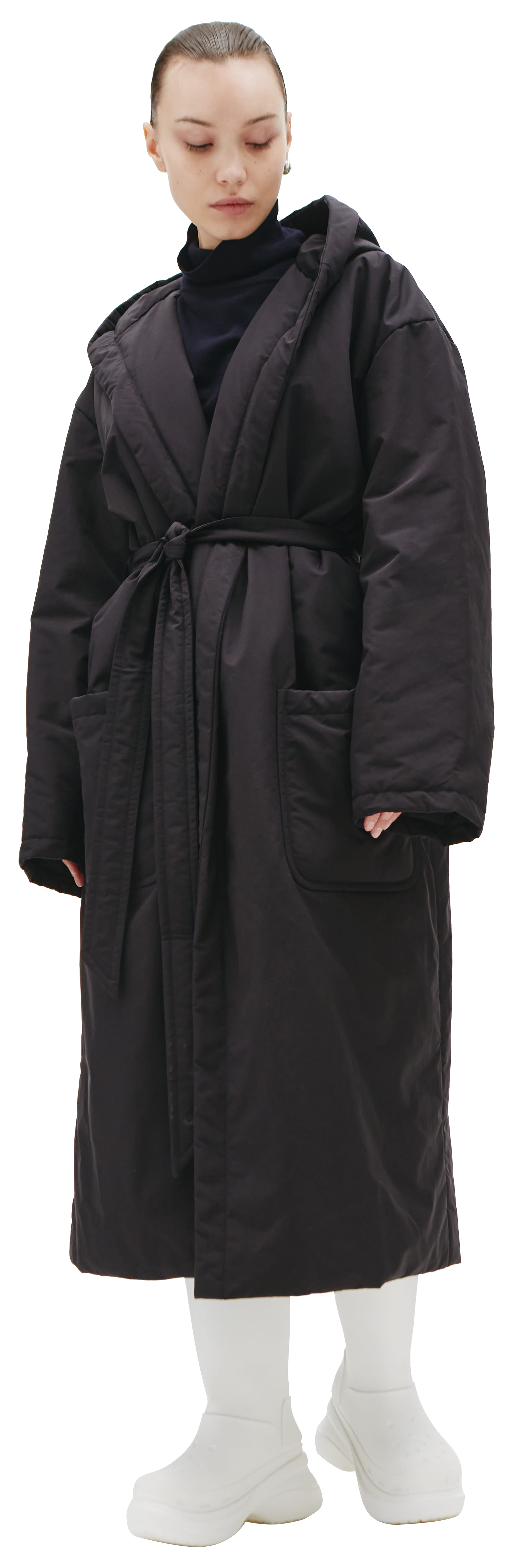 balenciaga robe coat