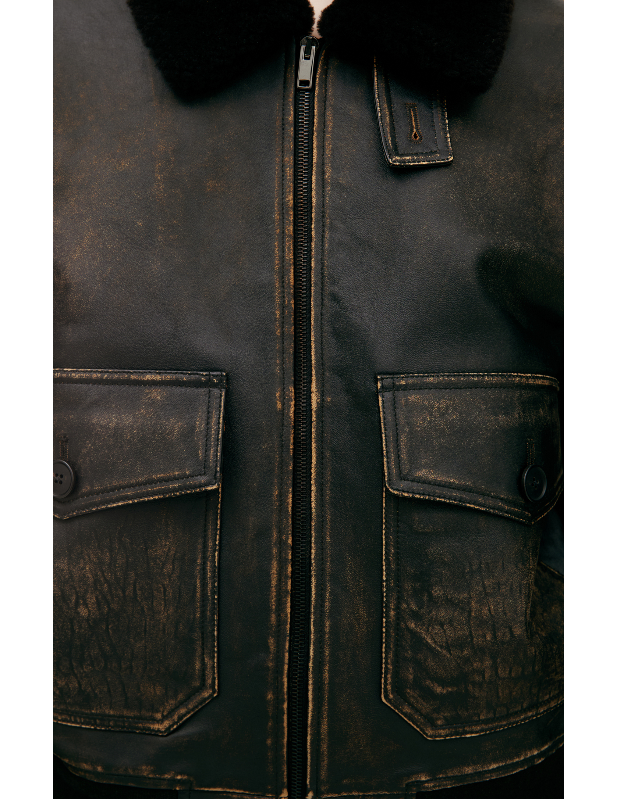 The Row Jacket With Patch Pockets In Black