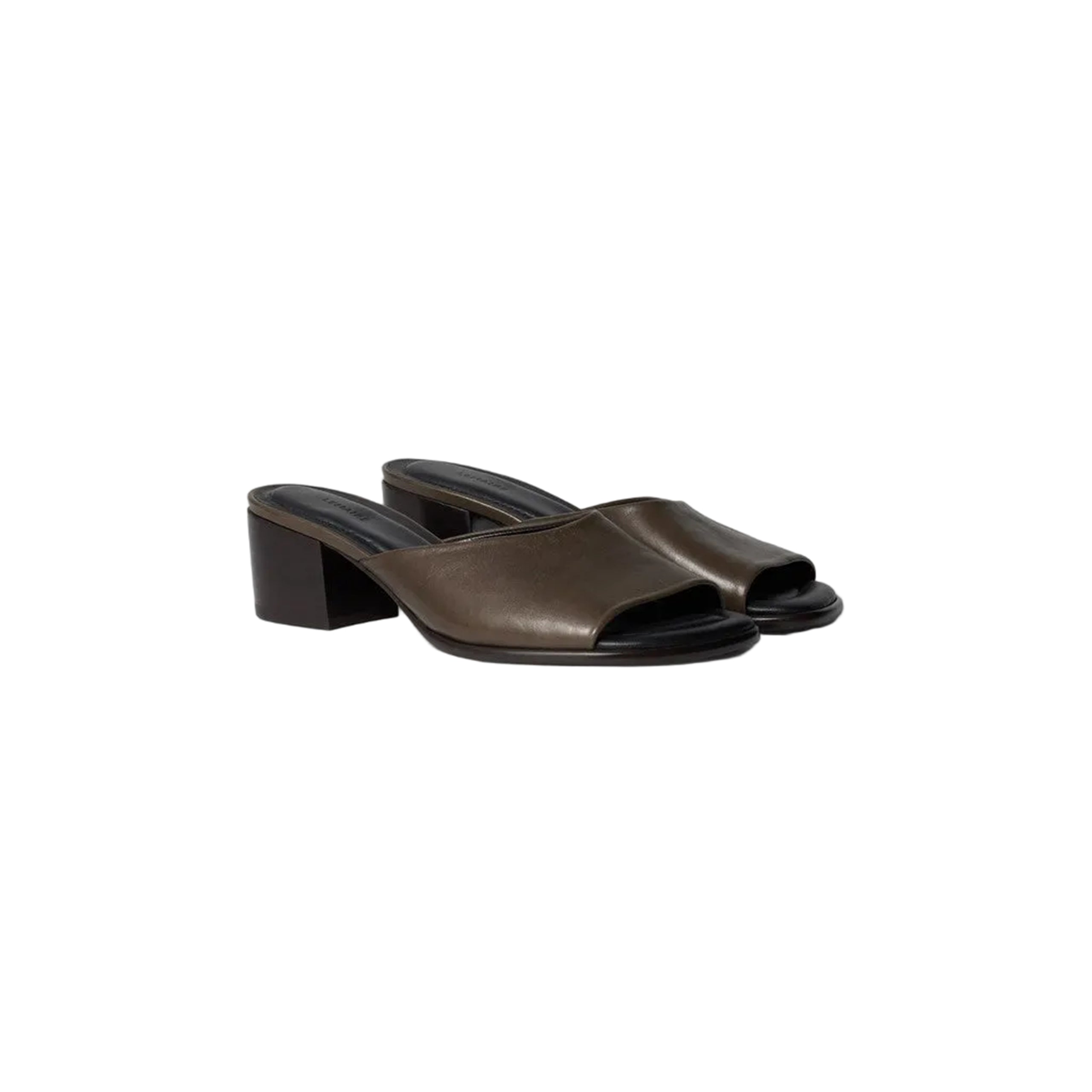 Buy Lemaire women quare-heeled mules 55 mm for $560 online on SV77