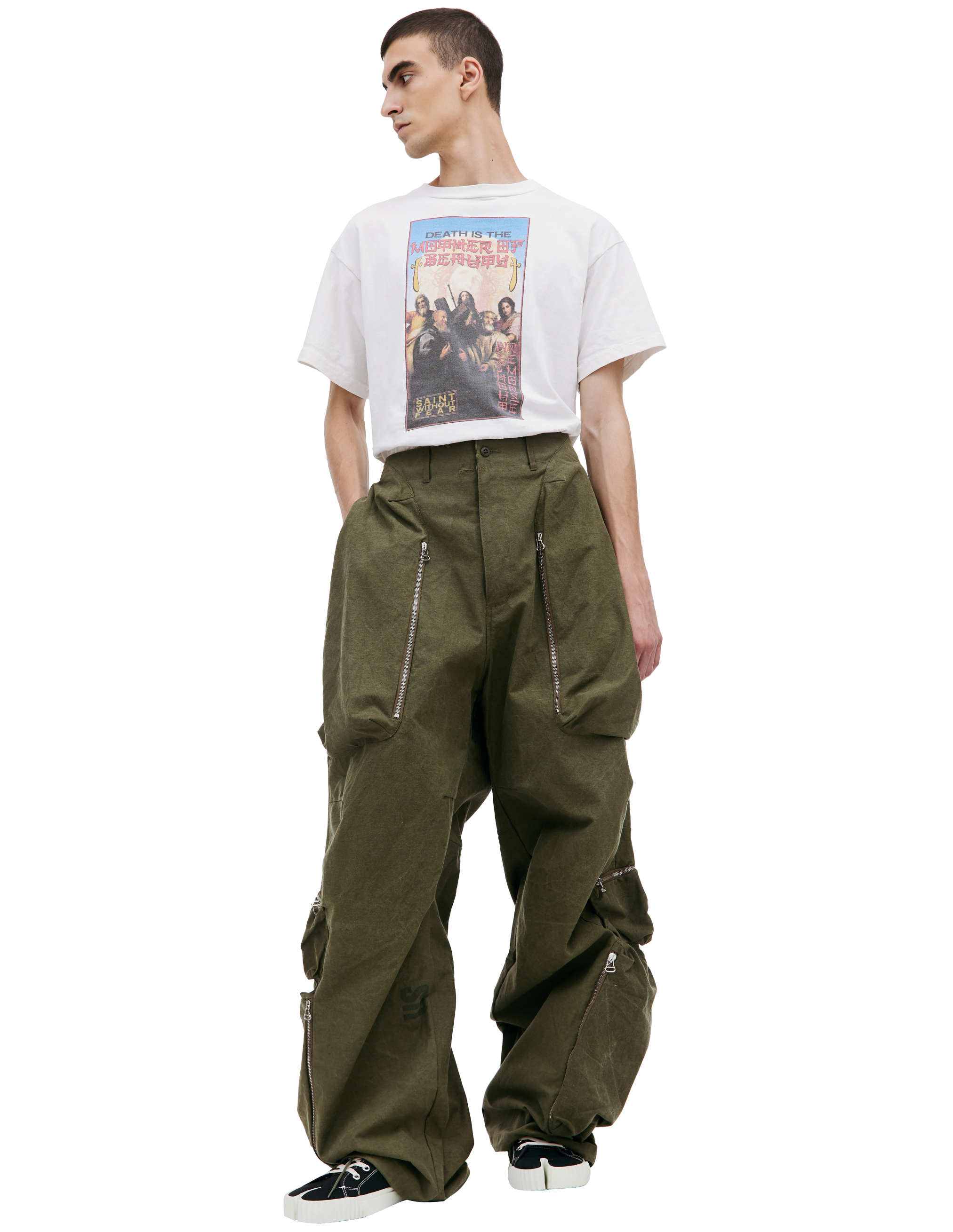 READYMADE GREEN CARGO TROUSERS