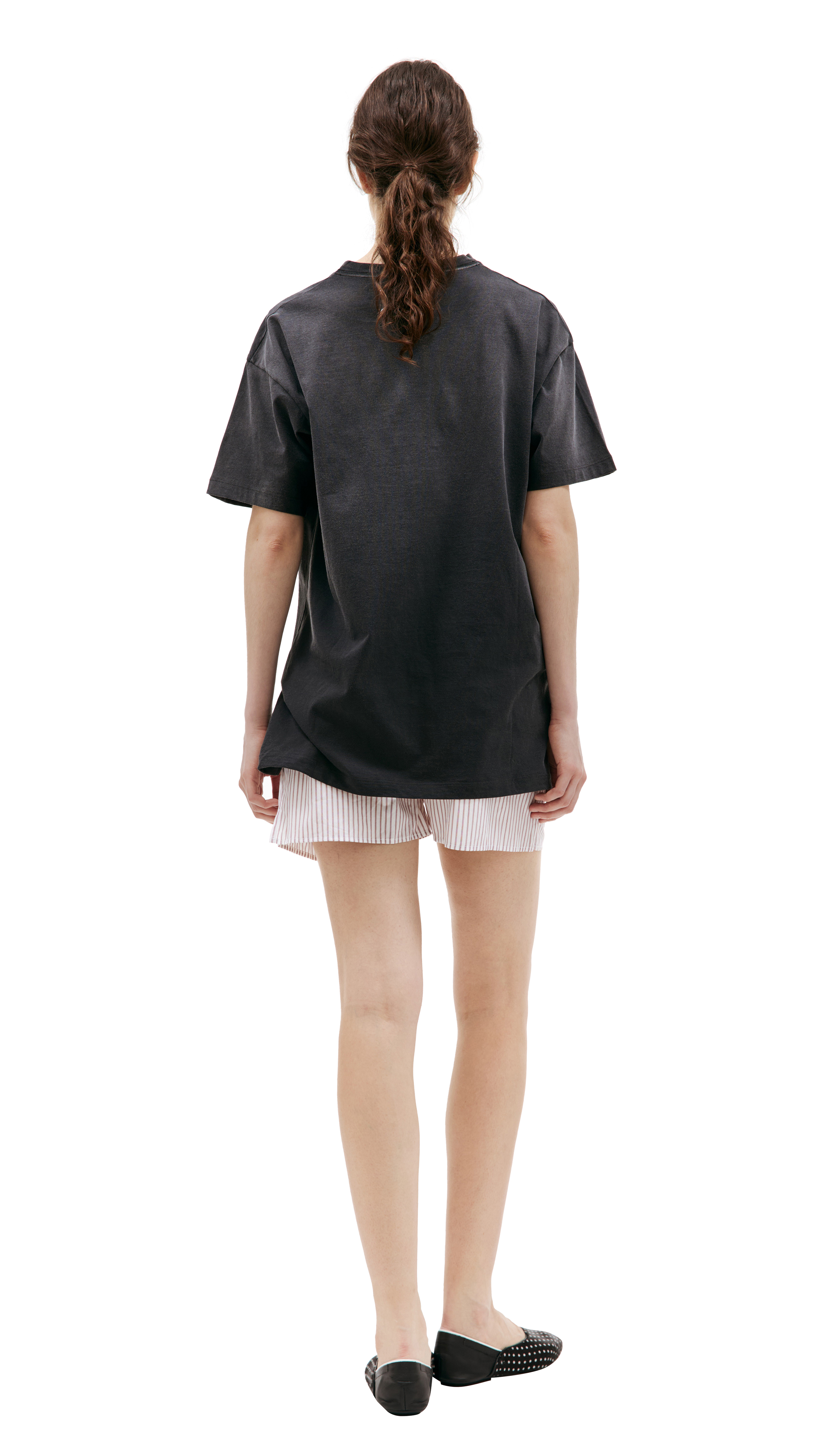 【残りわずか】MAISON MARGIELA リバースロゴ Tシャツ 関税なし 追跡あり☆MAISON MARGIELA☆4ステッチ リバースロゴTシャツ