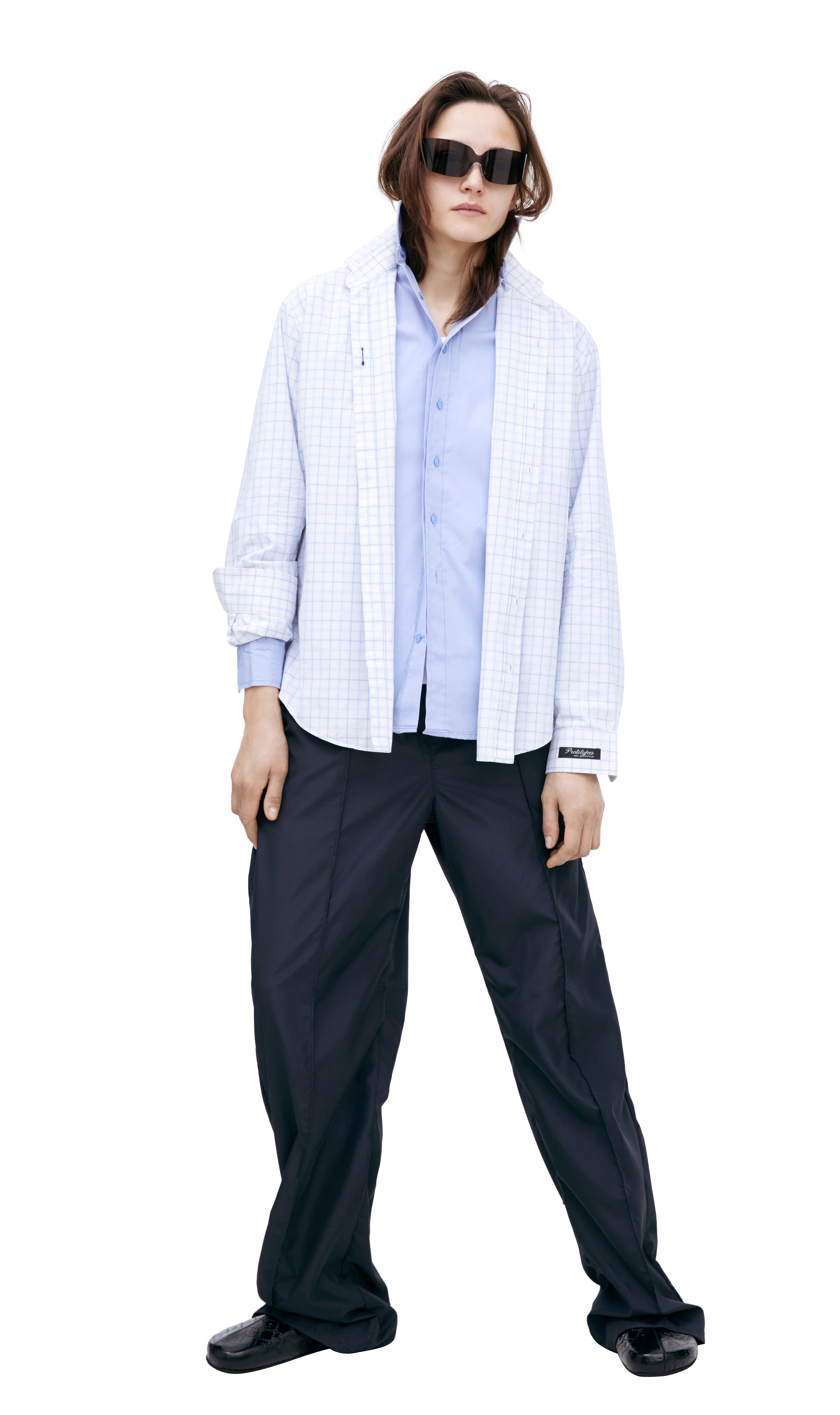 Prototypes Double Layer Shirt In White
