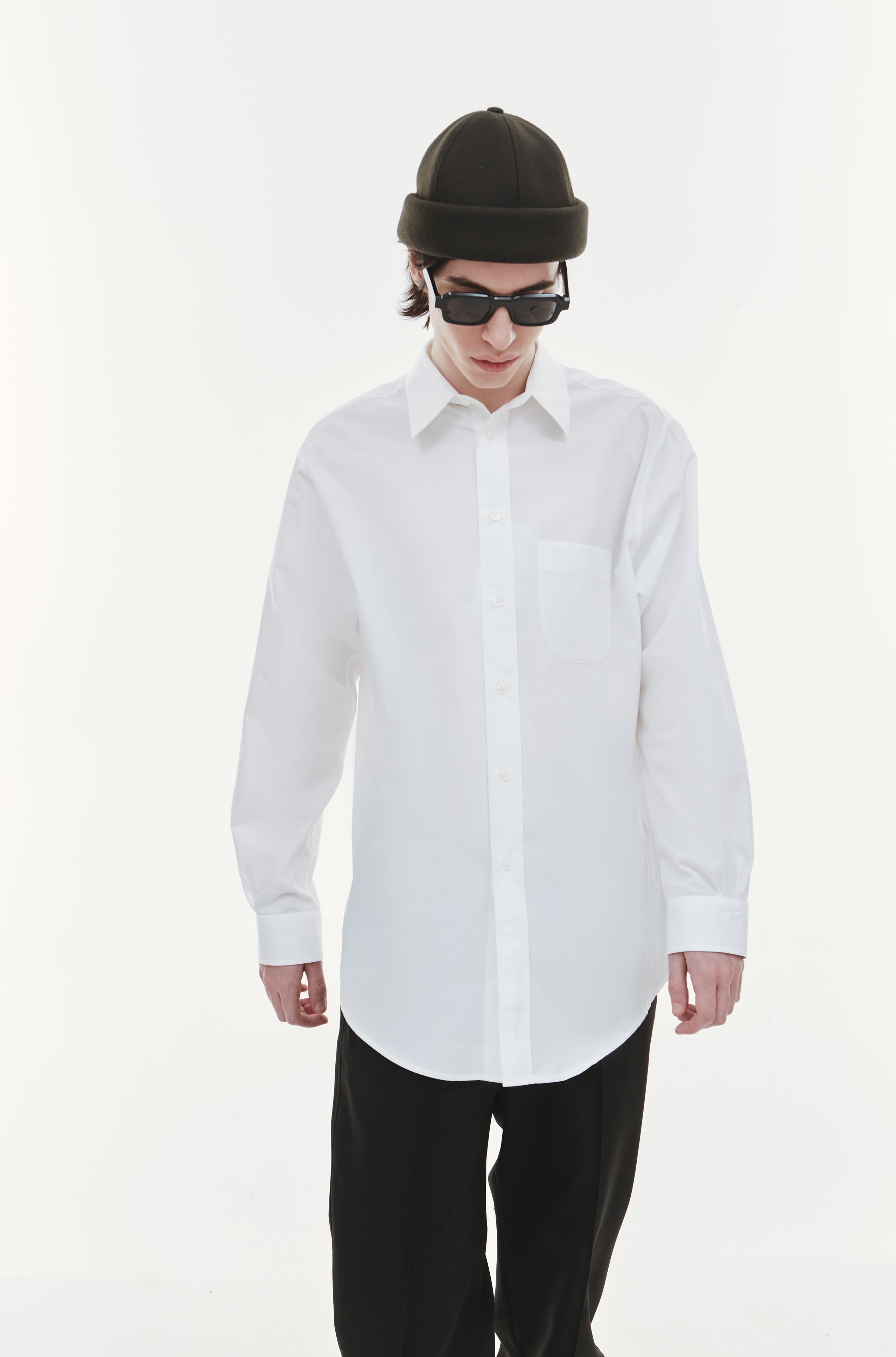 Buy Maison Margiela men white oversize cotton shirt for $670 online