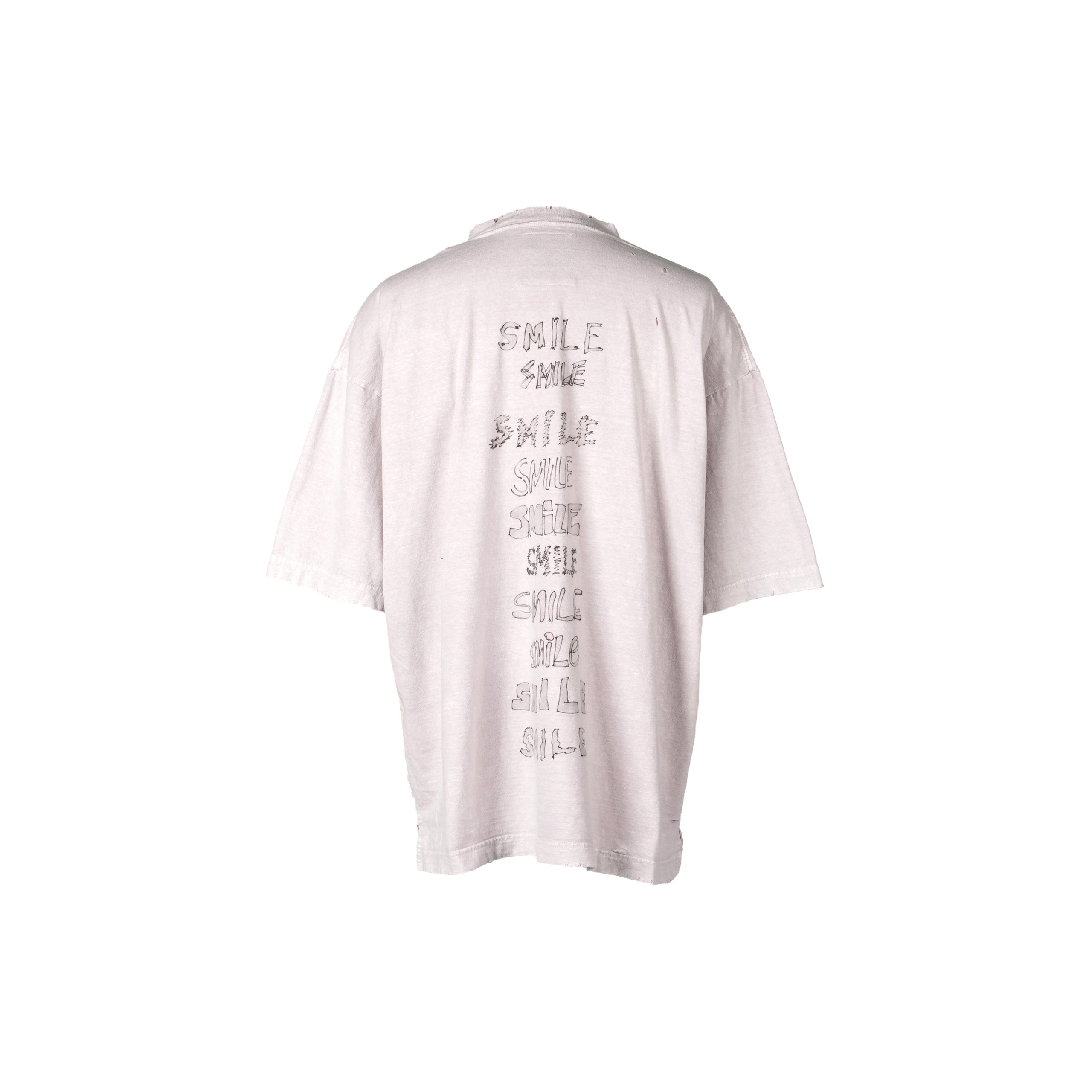 MI・TA・RI Maison MIHARA YASUHIRO Embellished Distressed Tee （Gray