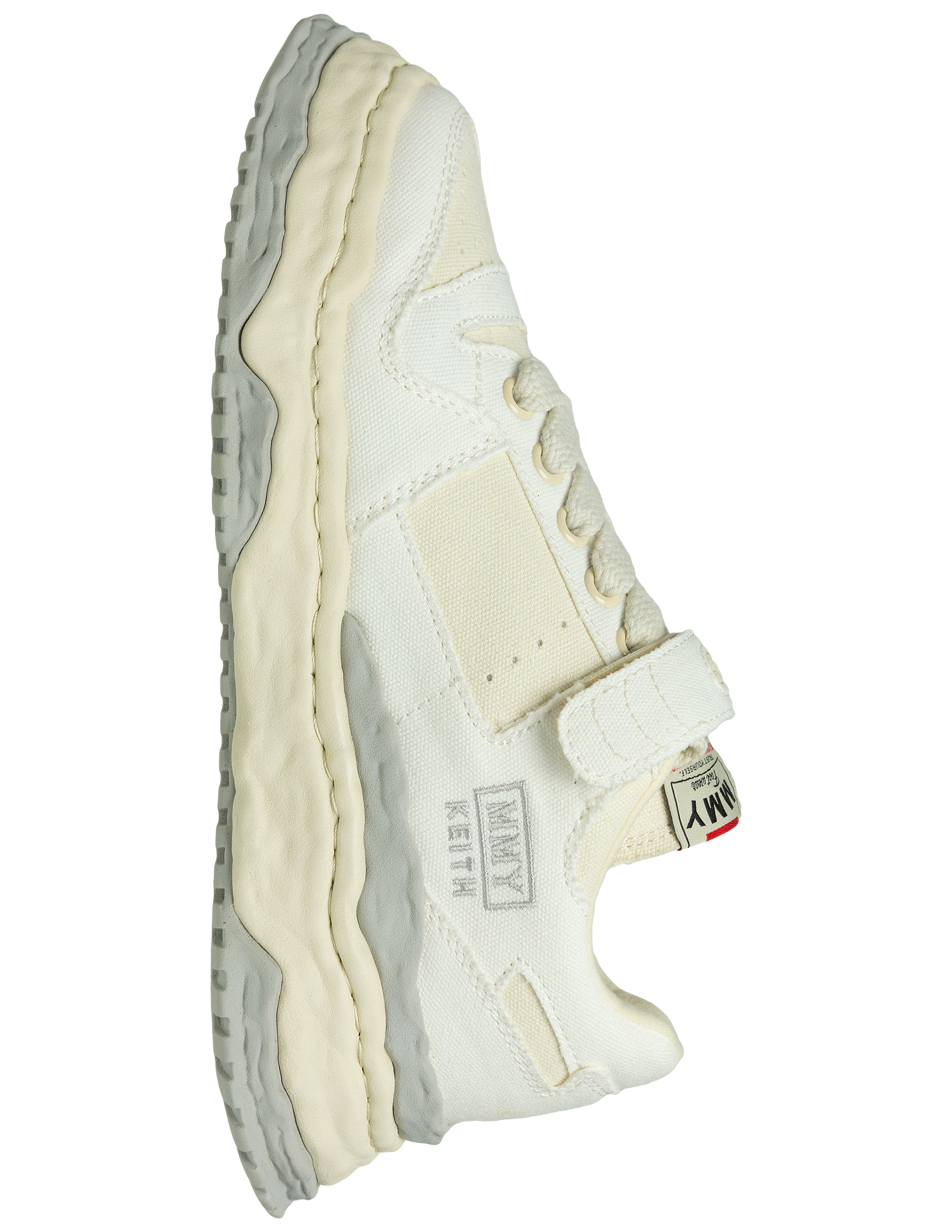 Miharayasuhiro Keith Og Sole Canvas Sneakers In White