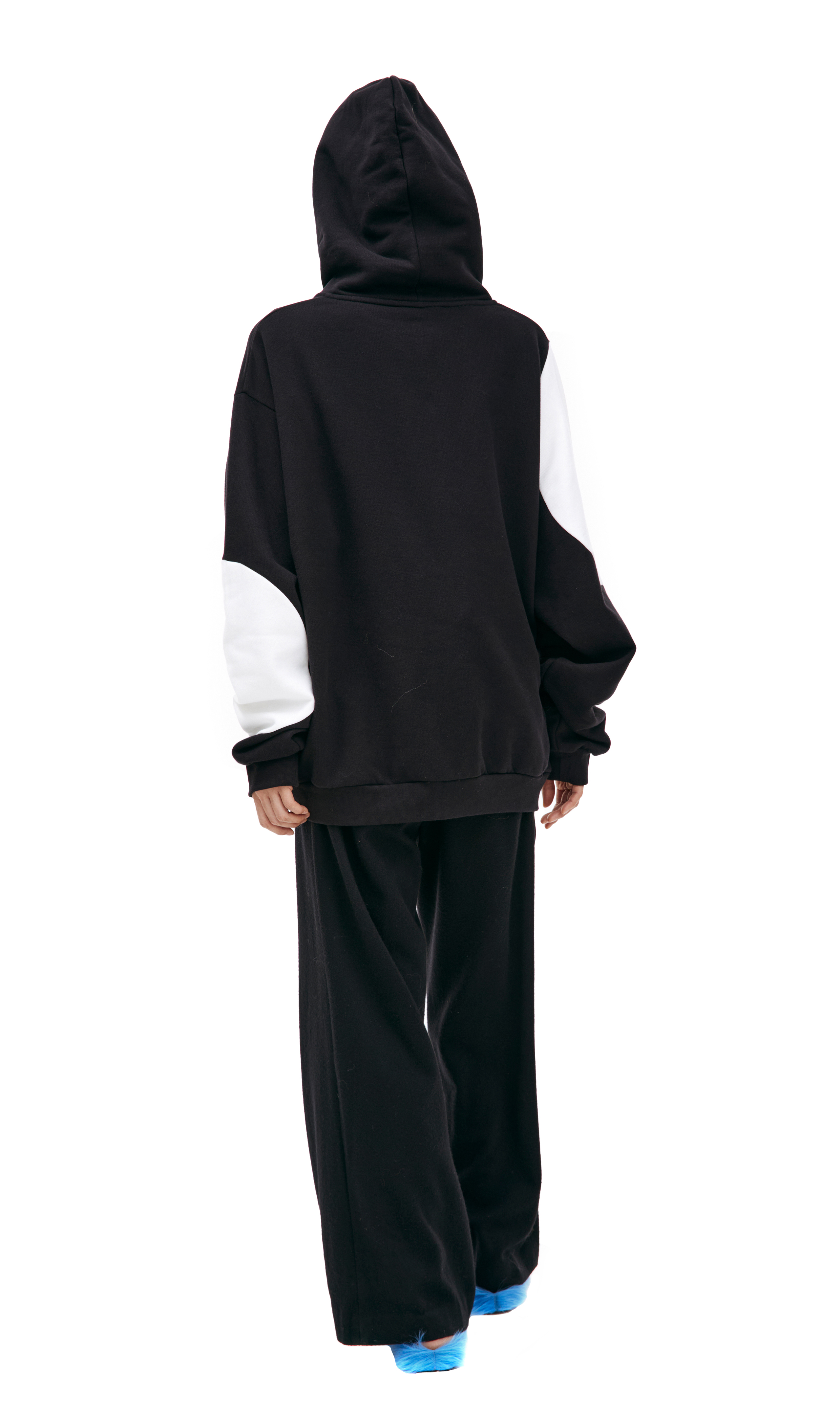 Buy Marni women black oversize monoprint hoodie for $523