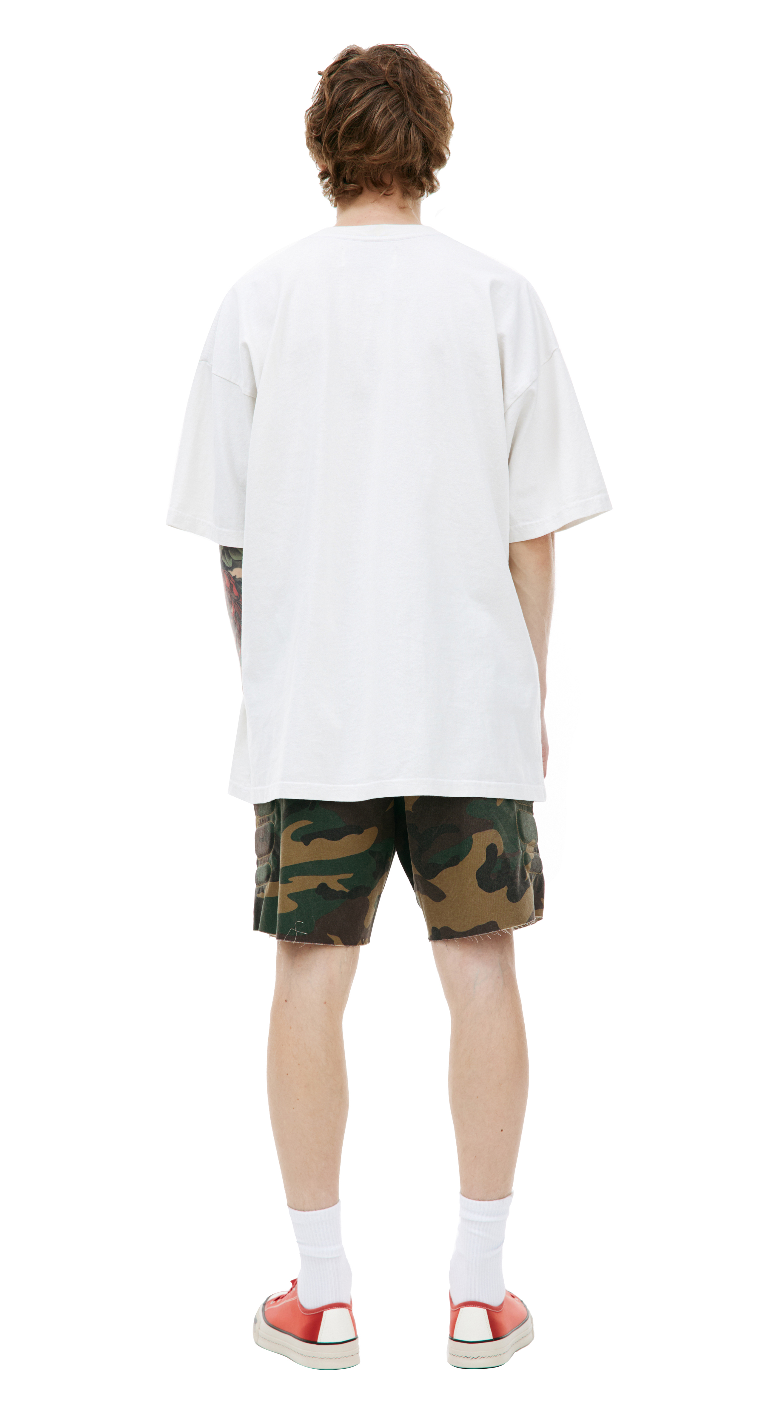 Buy Satoshi Nakamoto men white logo printed t-shirt for $410 Buy Satoshi Nakamoto men white logo printed t-shirt for $410