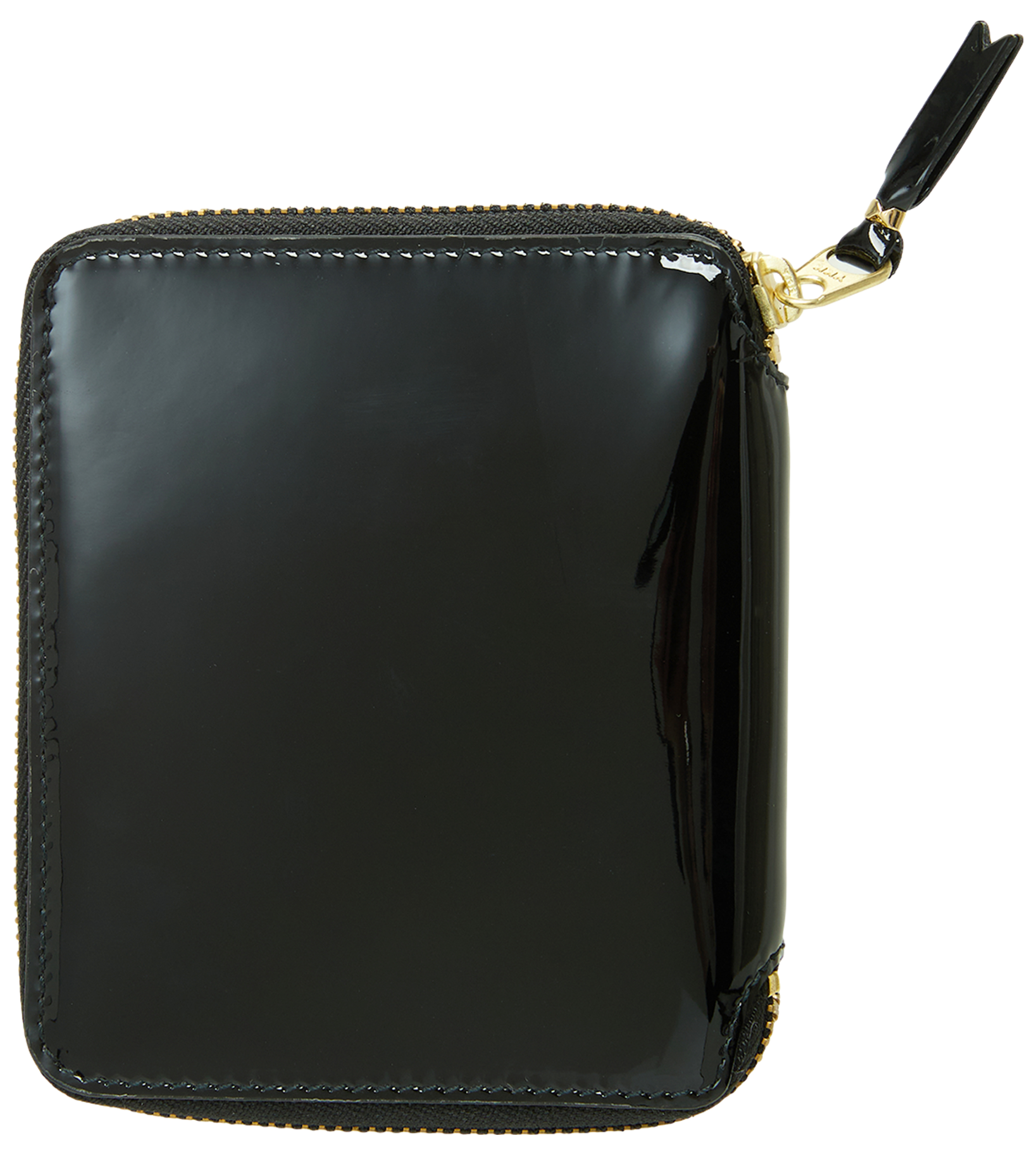 COMME DES GARÇONS GLOSSY WALLET WITH MONOPRINT INSIDE