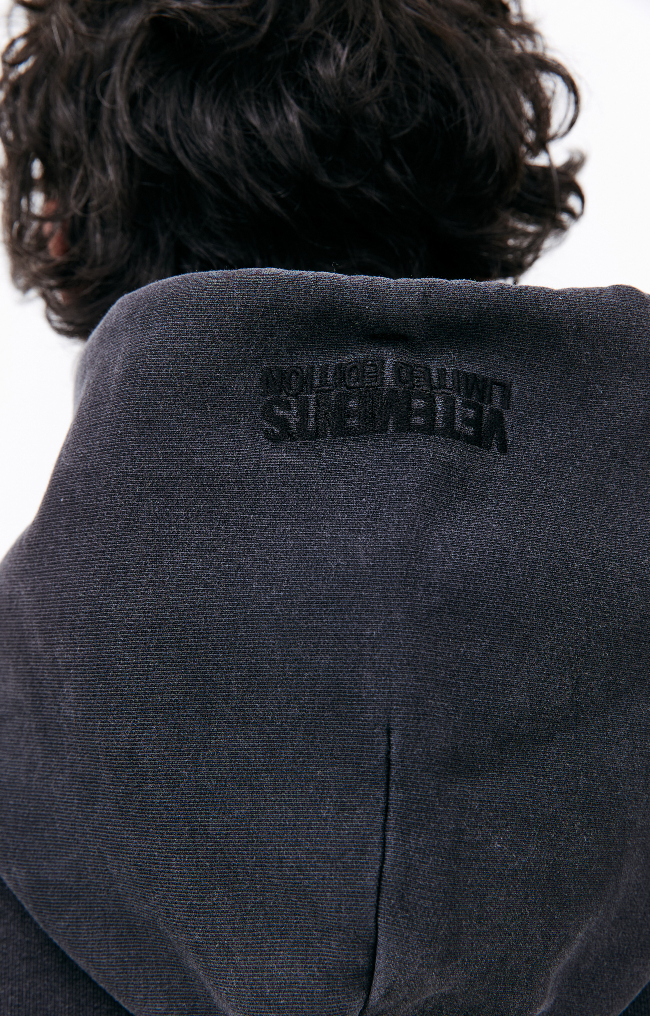 Buy VETEMENTS men black 'paris xxxl' layered hoodie for