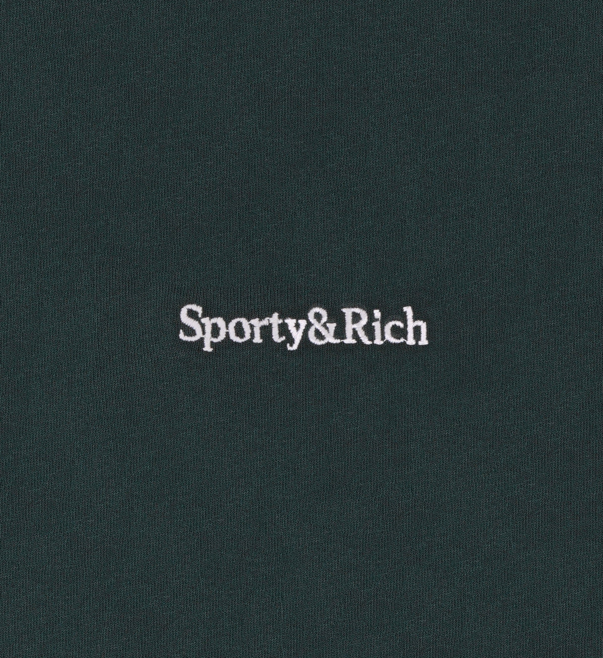 Shop Sporty And Rich Logo Embroidered Sweatpants In Green
