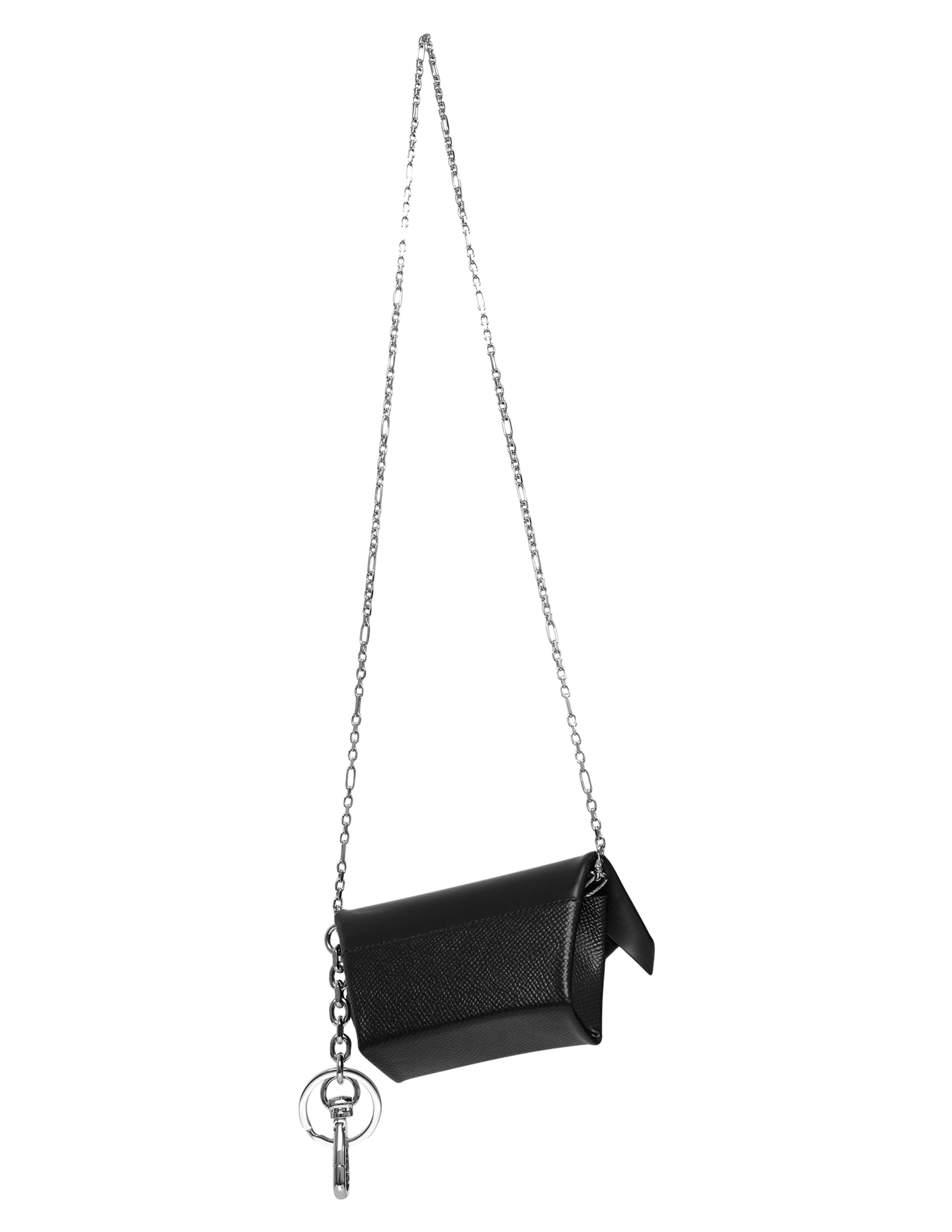 Shop Maison Margiela Black 'snatched Small' Shoulder Bag