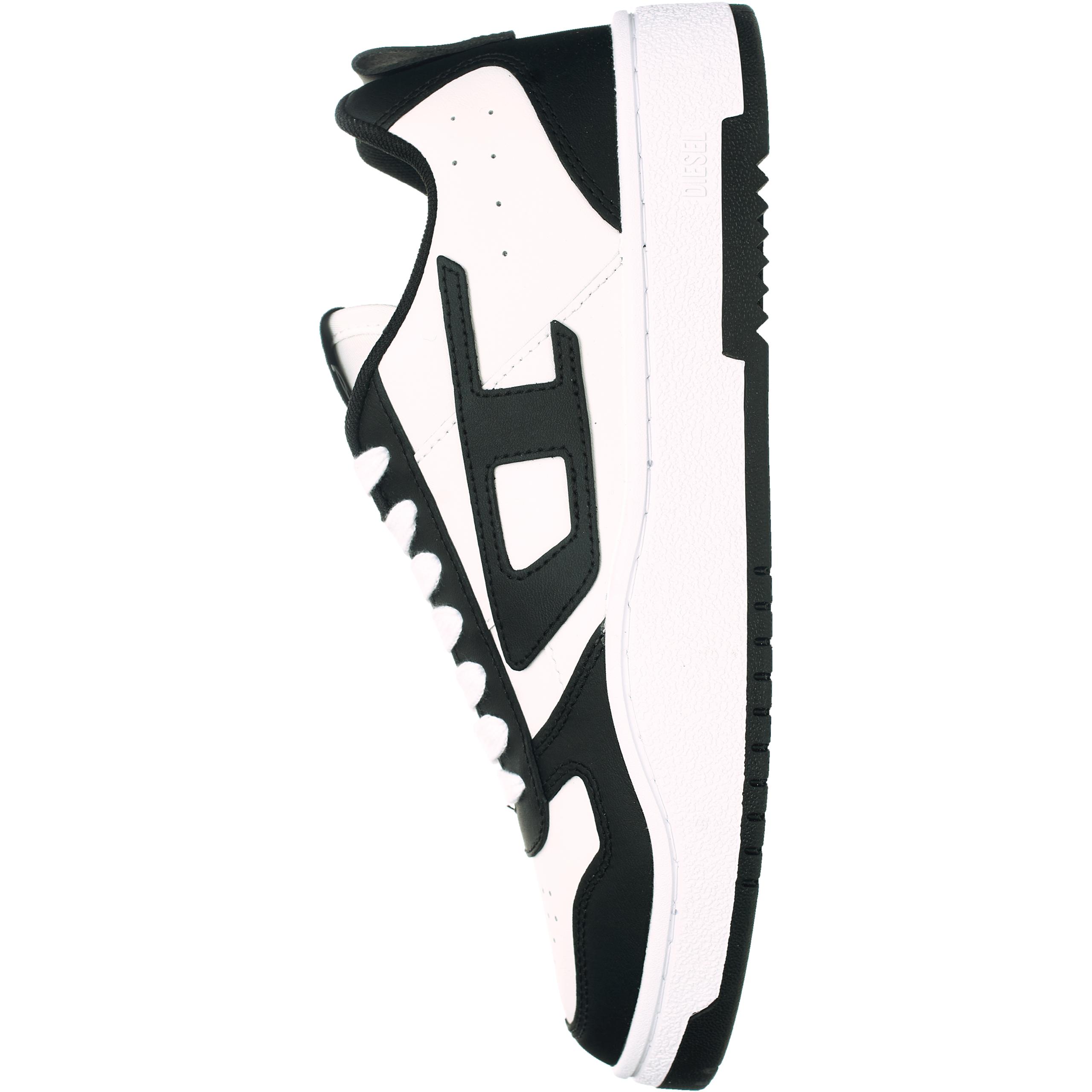 ◆DIESEL◆ S Yukiyo V2 Sneakers Black White Y03363P5576H1532 Diesel S-Ukiyo V2 Low Mens Sneaker In Black White Size US 7