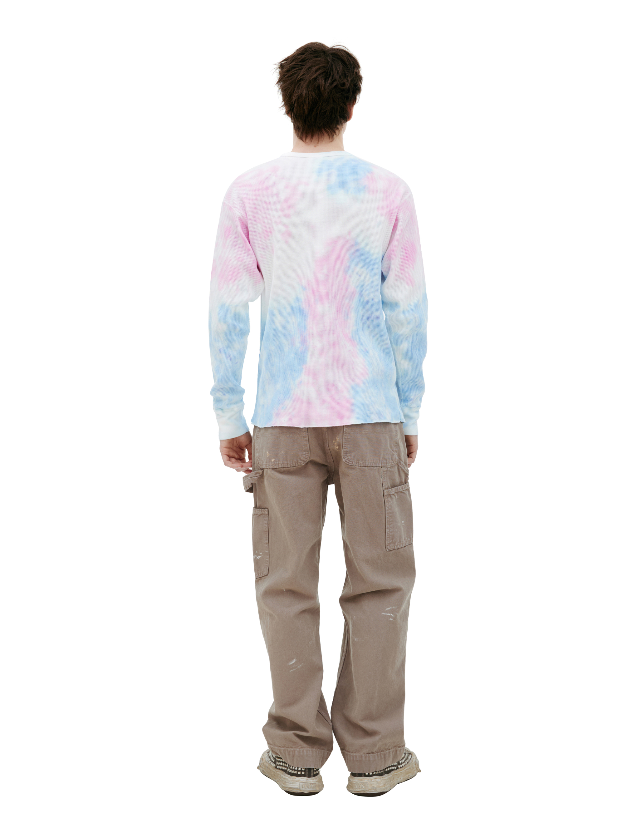 Saint Mxxxxxx Longsleeve With Streaks In Pink