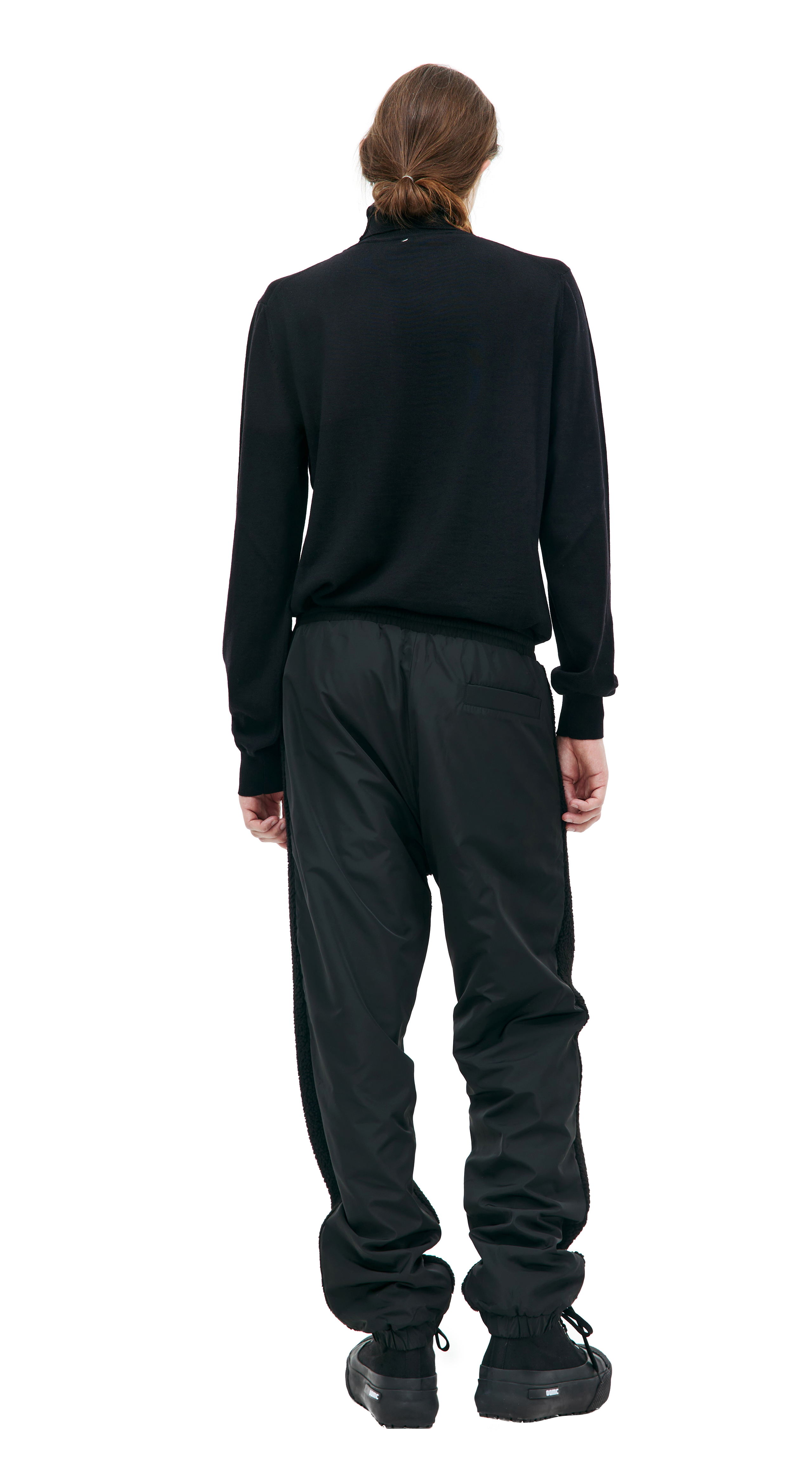 Buy Diesel men black combined sweatpants for $150 online on
