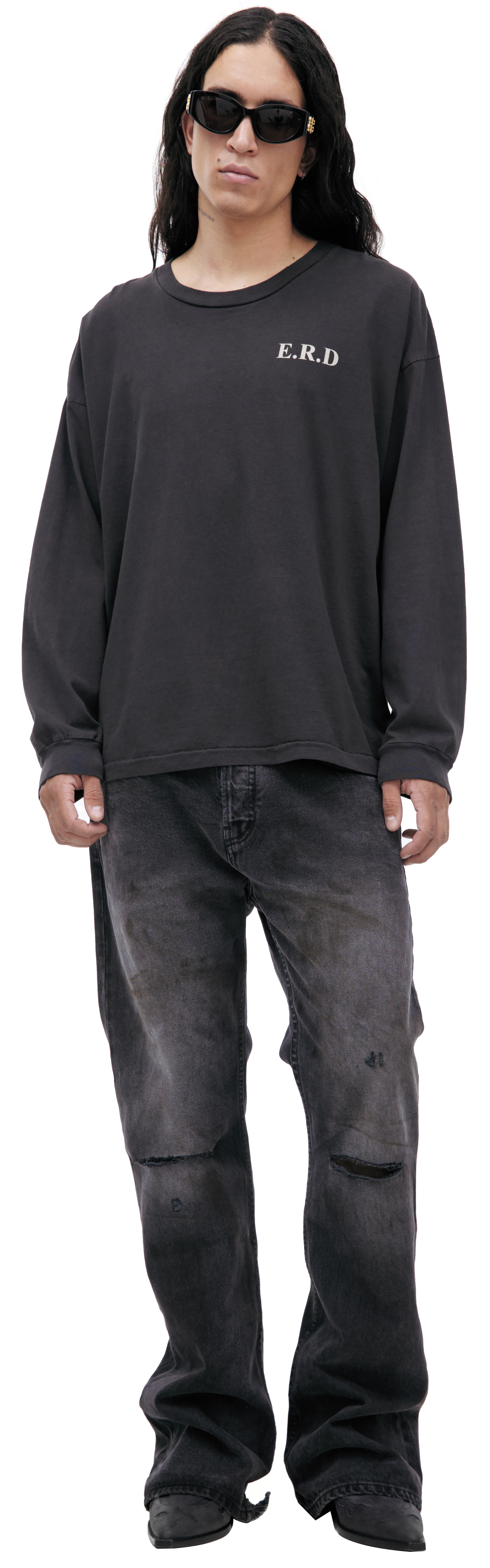 Buy Enfants Riches Déprimés men dark grey longsleeve with