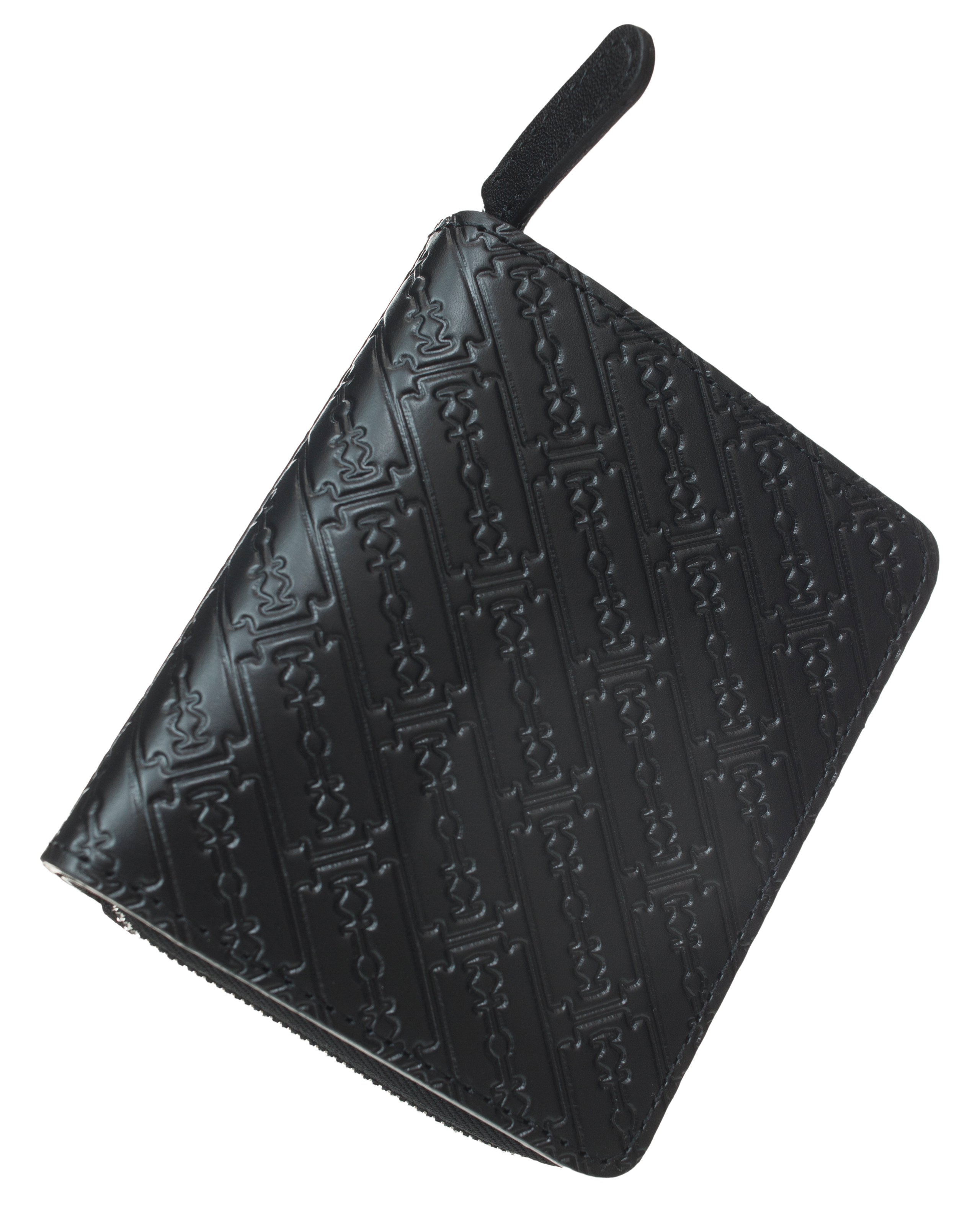 Buy Undercover women black razor faux-leather wallet for $420