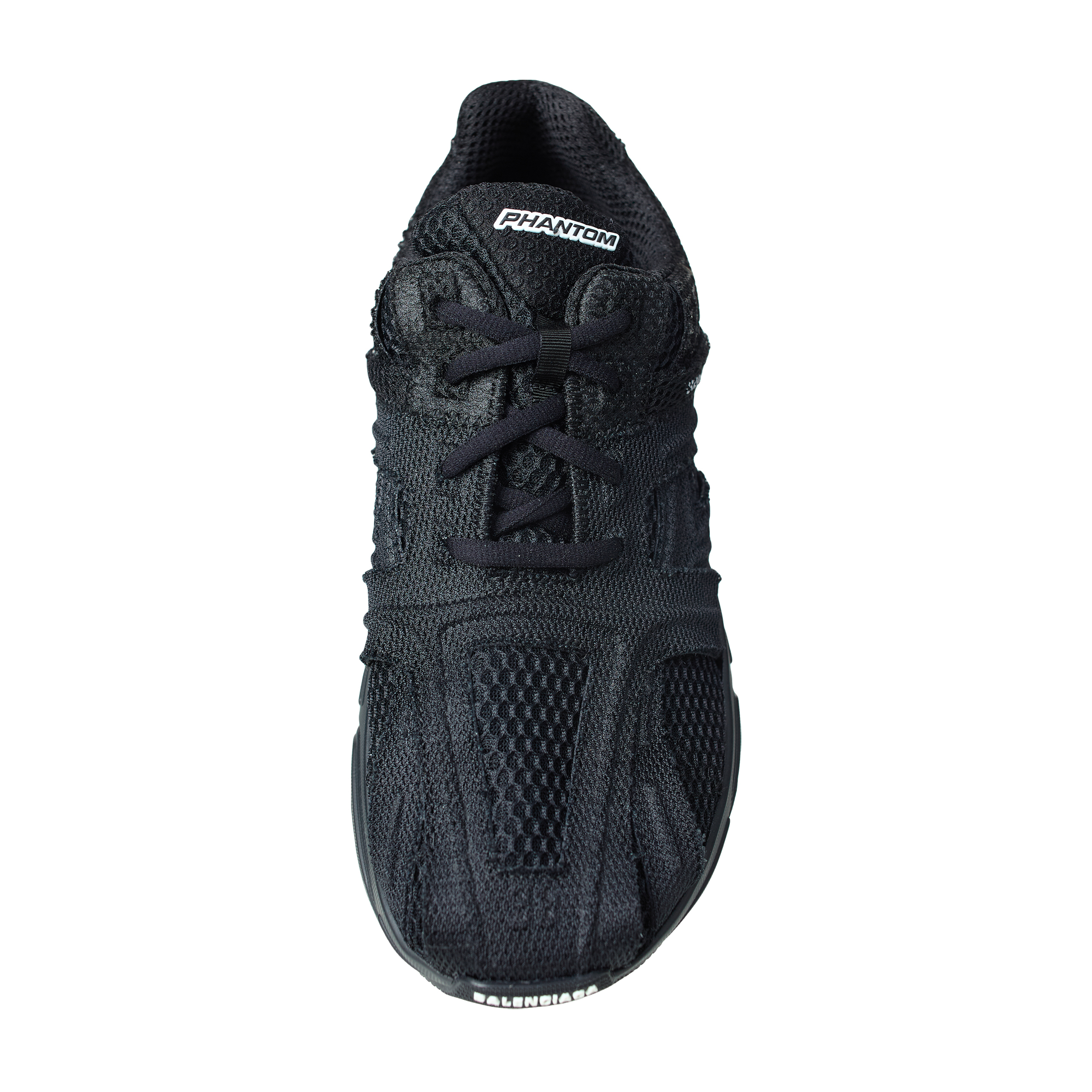 Shop Balenciaga Textile Sneakers Phantom In Black