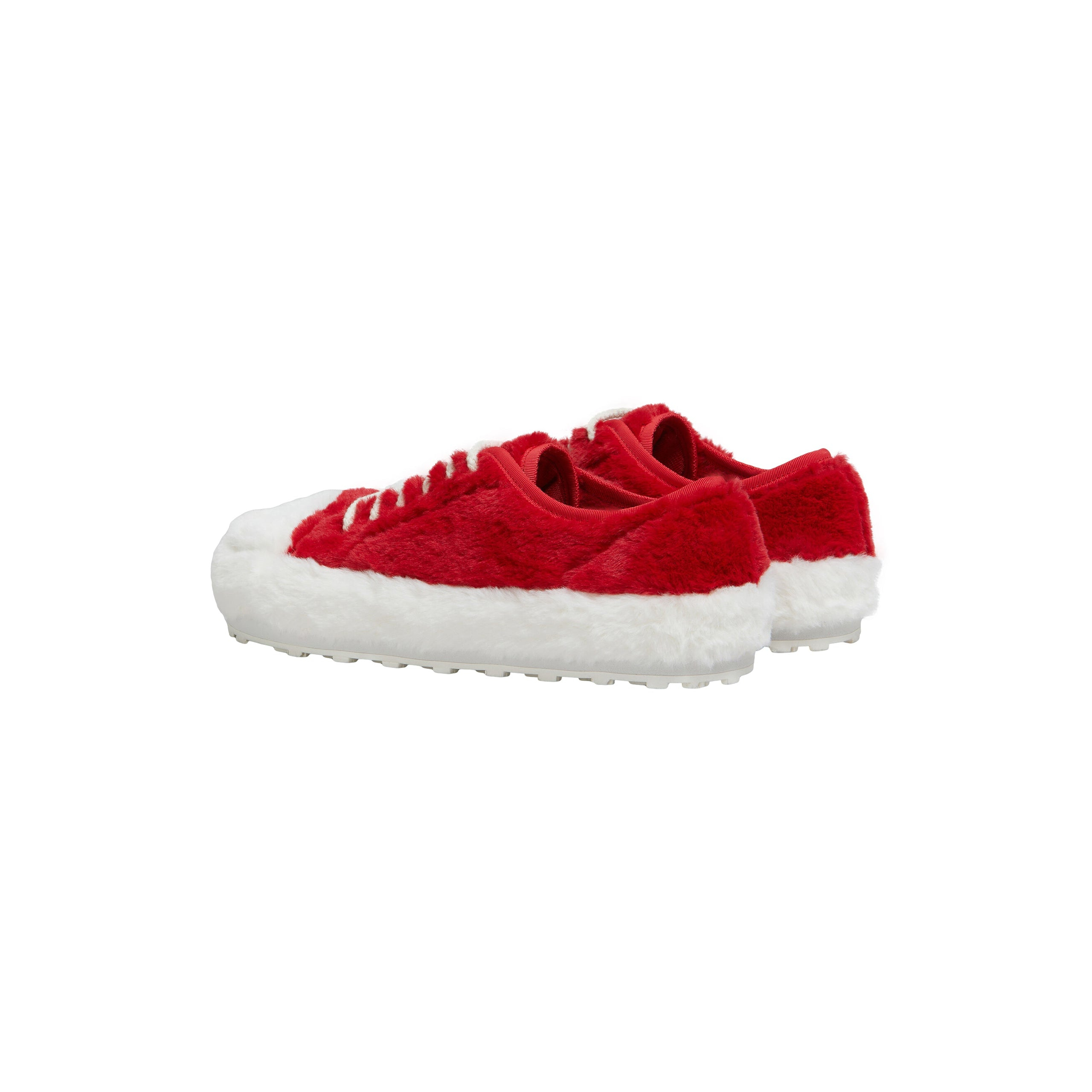Marni Women's Fluffy Sneakers In Red