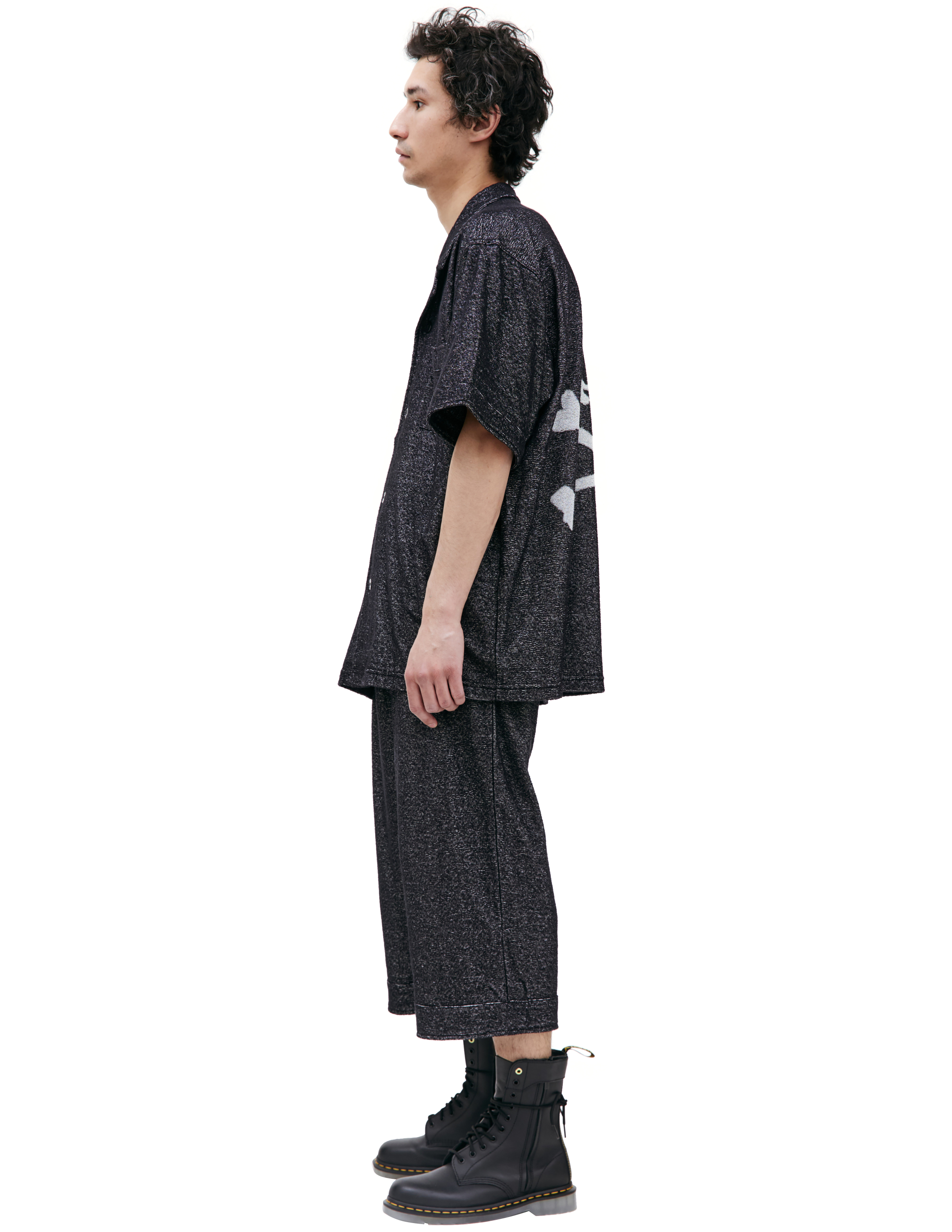 Shop Mastermind Japan Logo Printed Pyjama Set In Black