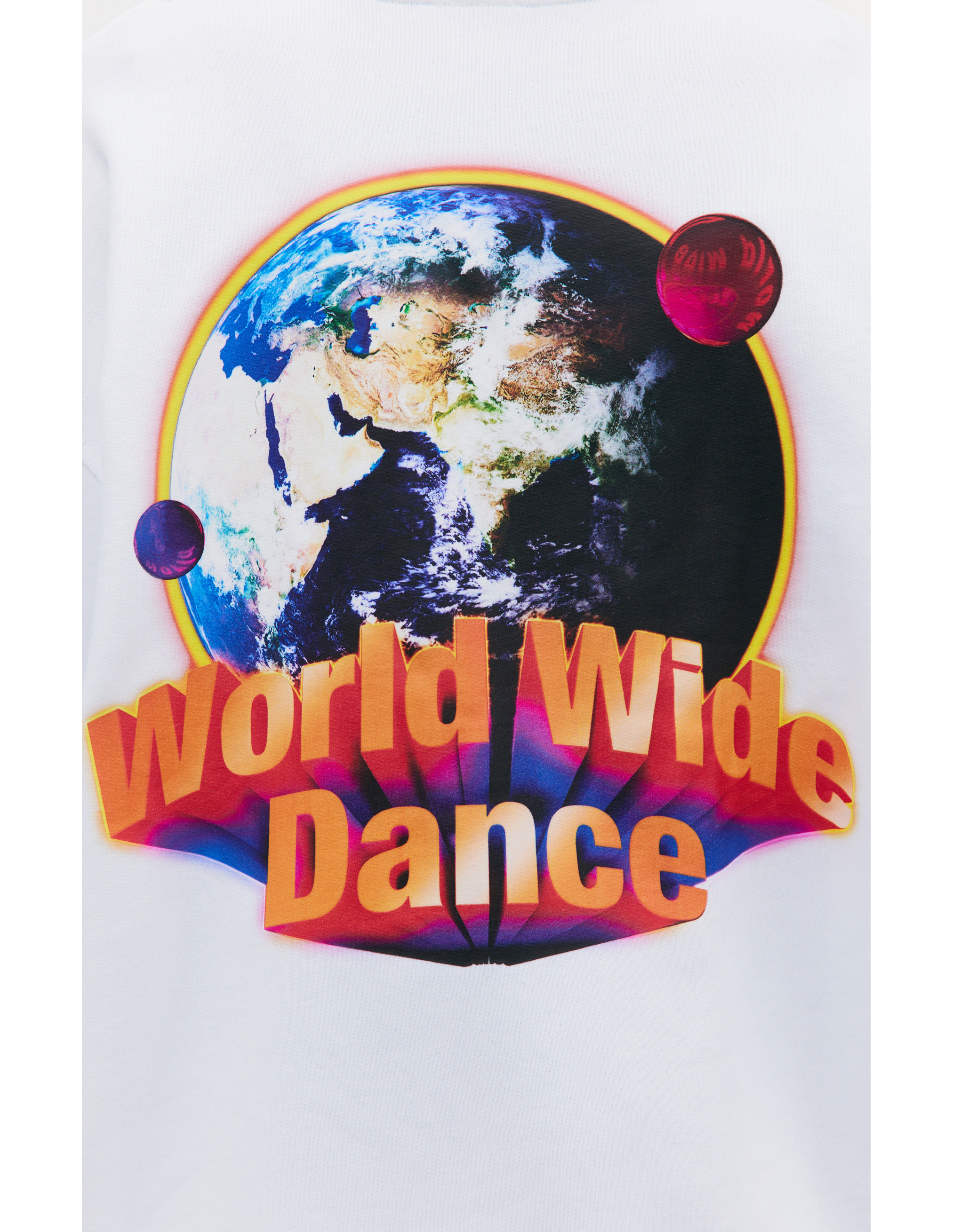 Diesel 'world Wild Dance' Printed Sweatshirt In White