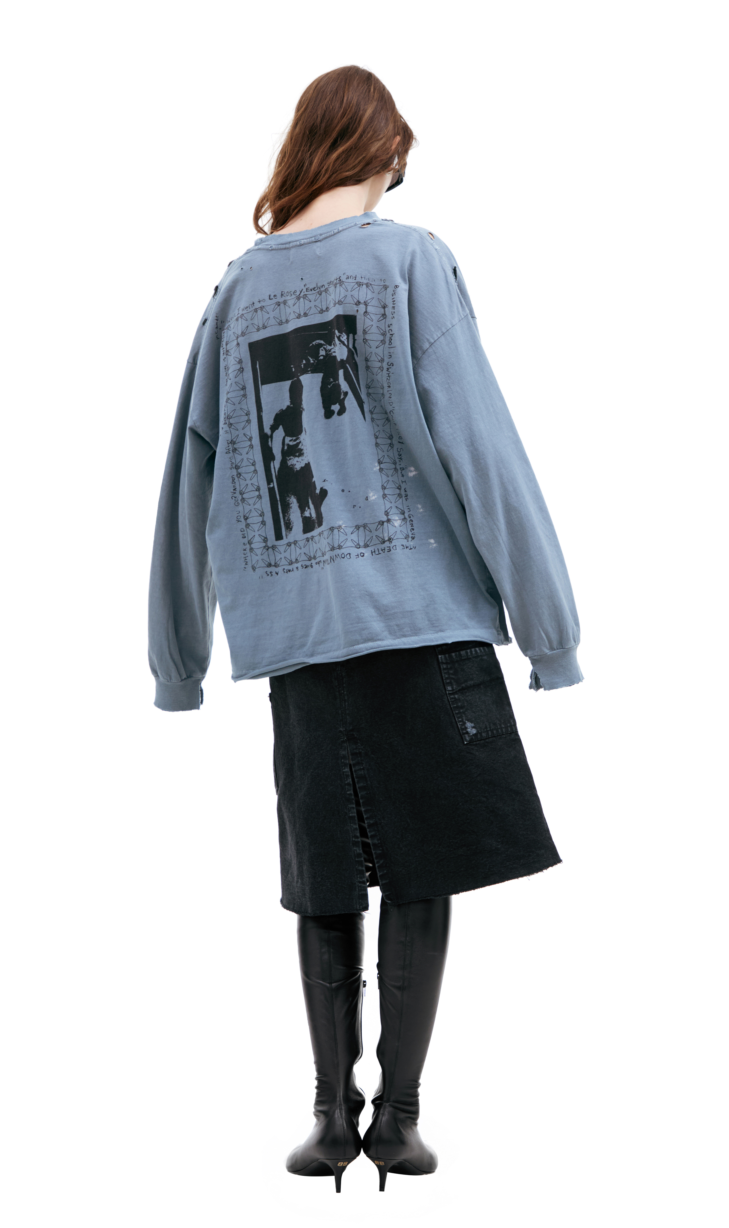 Enfants Riches Déprimés グラフィックロングスリーブカッL ENFANTS RICHES DEPRIMES - NEOISM LS T-SHIRT Long T-shirt