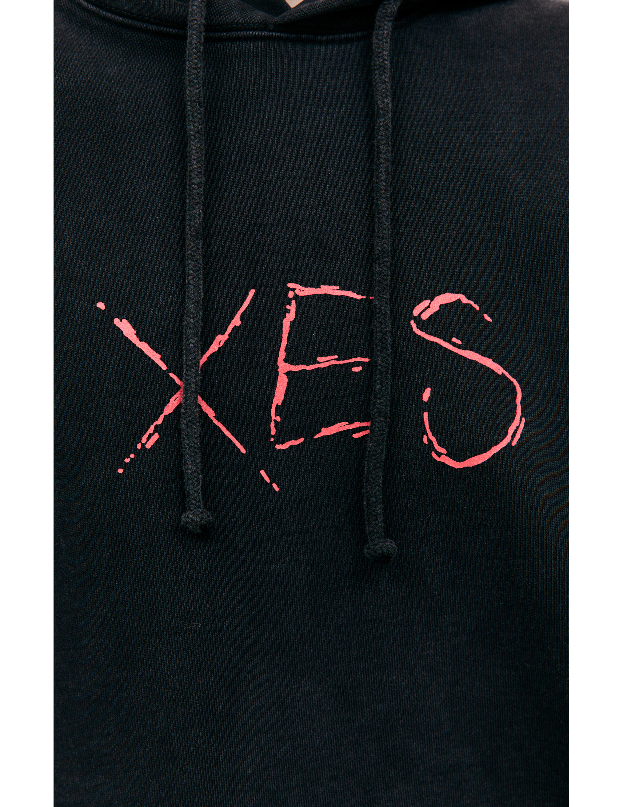 Shop Vetements Xes Printed Hoodie In Black