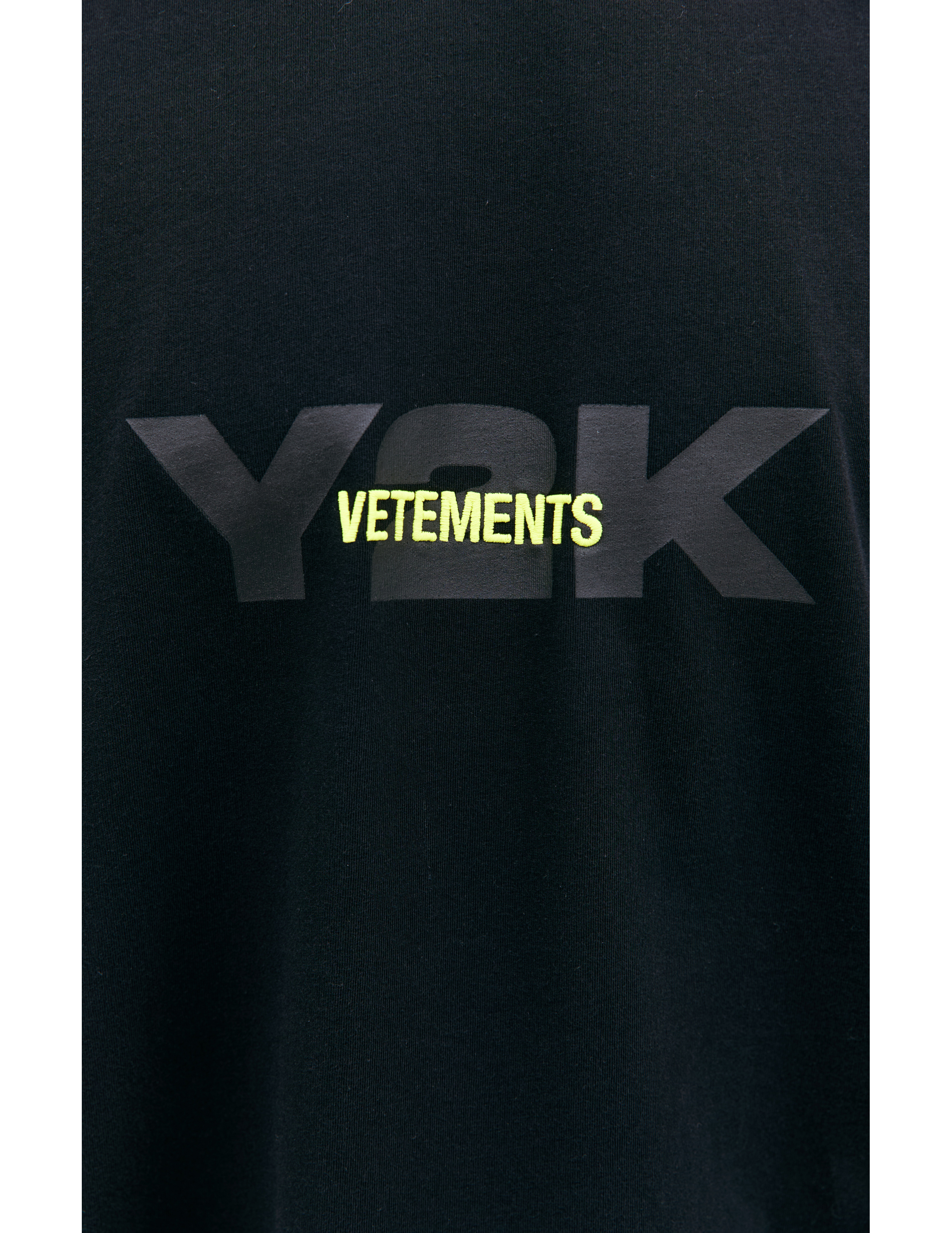 Shop Vetements 'y2k' Printed T-shirt In Black