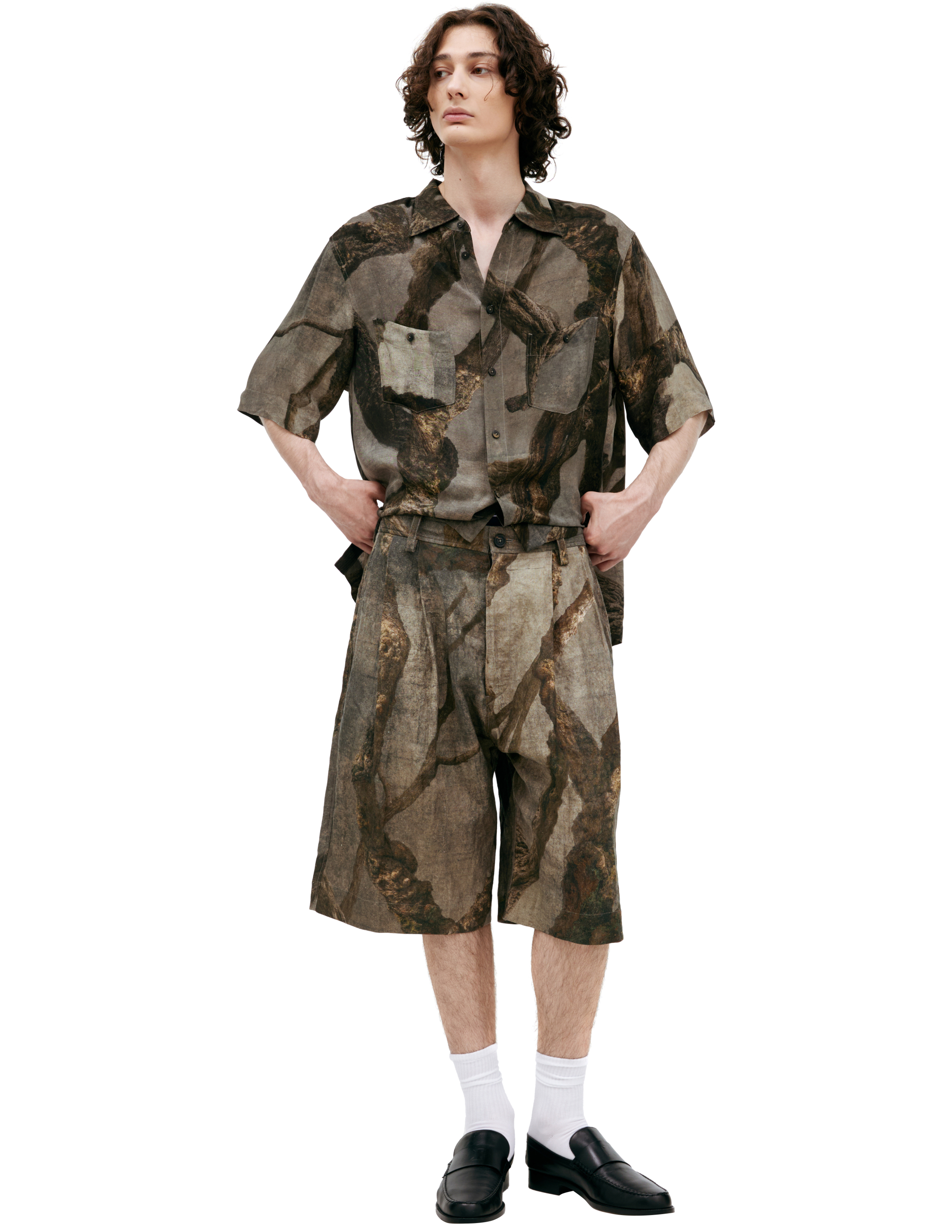 Ziggy Chen Monoprint Shorts