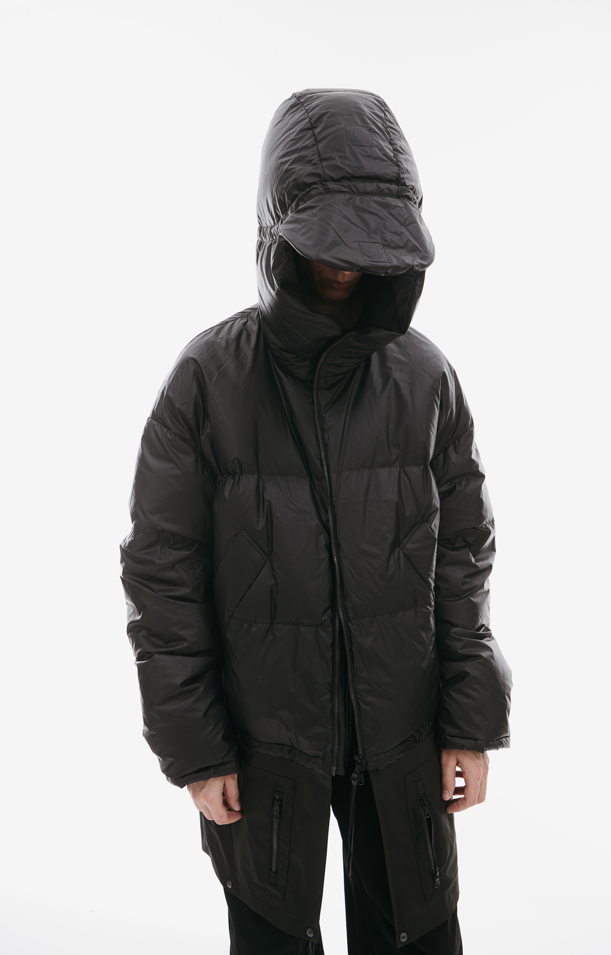 Down Jacket あああああ様 Kudu Double Hood Down Jacket - AlphaStyle