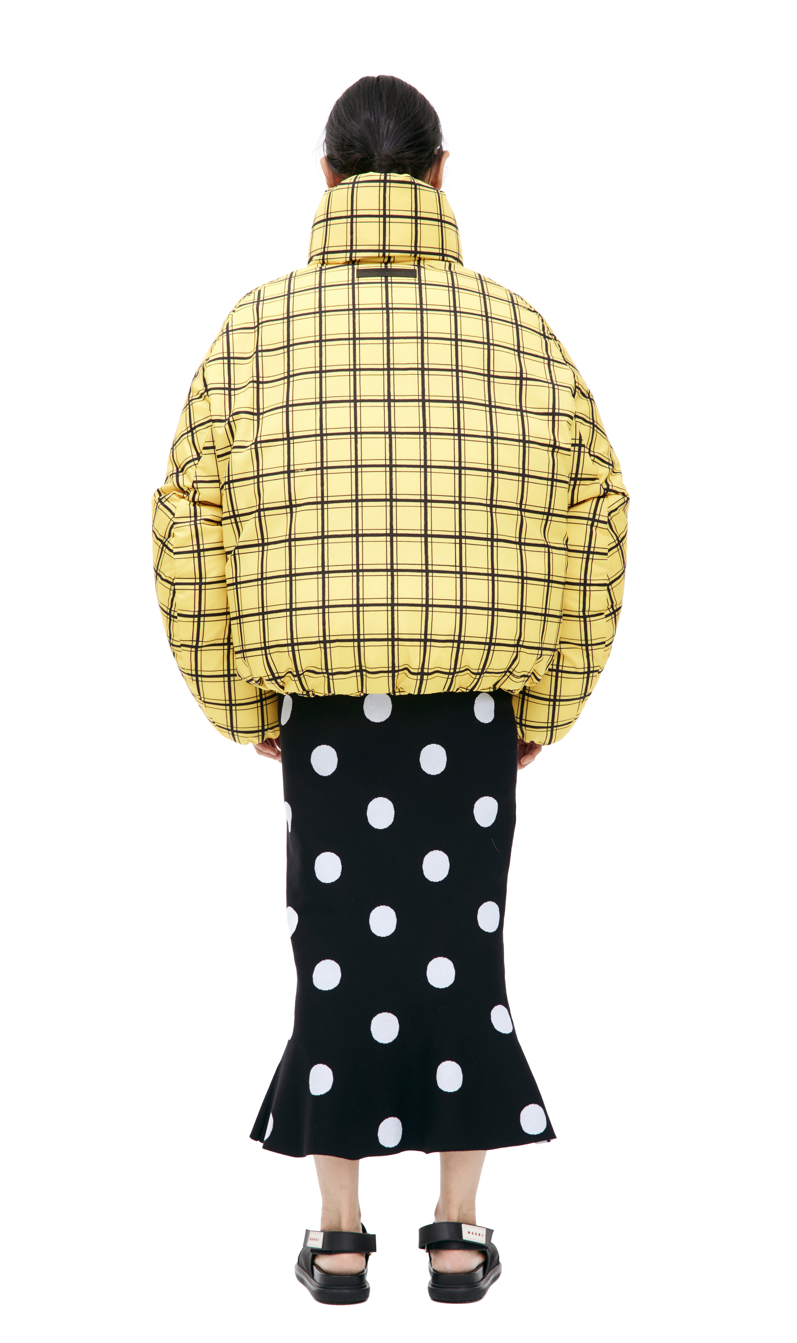 【MARNI】2023aw Yellow Check-jacket MARNI】2023aw Yellow Check-jacket Marni Men's' Check Oversized