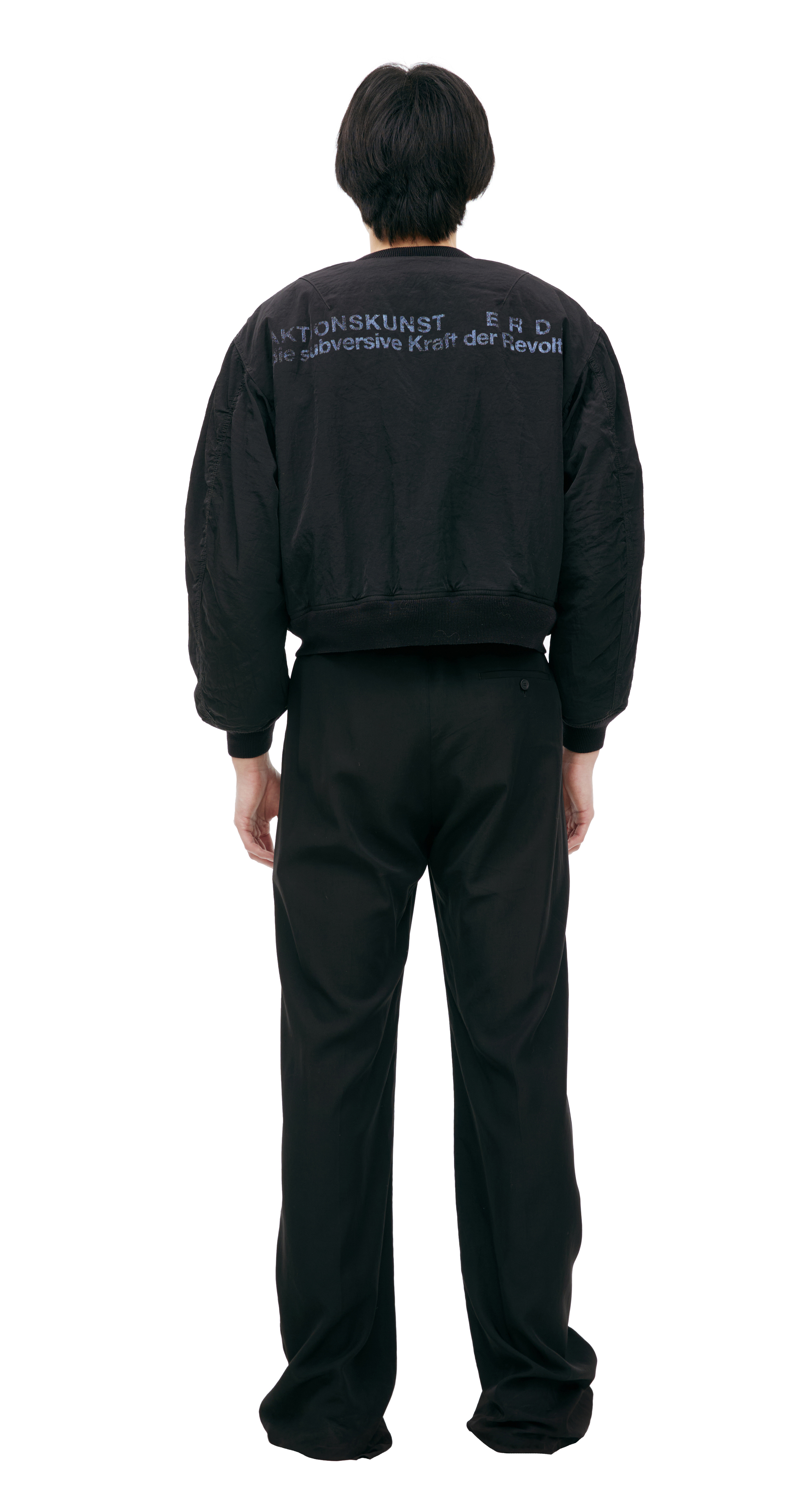 Buy Enfants Riches Déprimés men black print bomber for