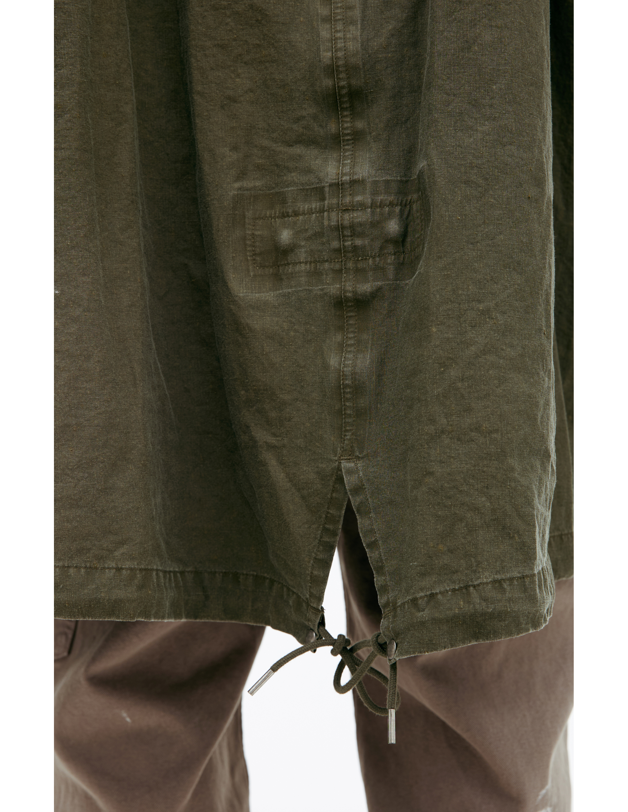 Visvim Хаки Парка На Молнии In Khaki