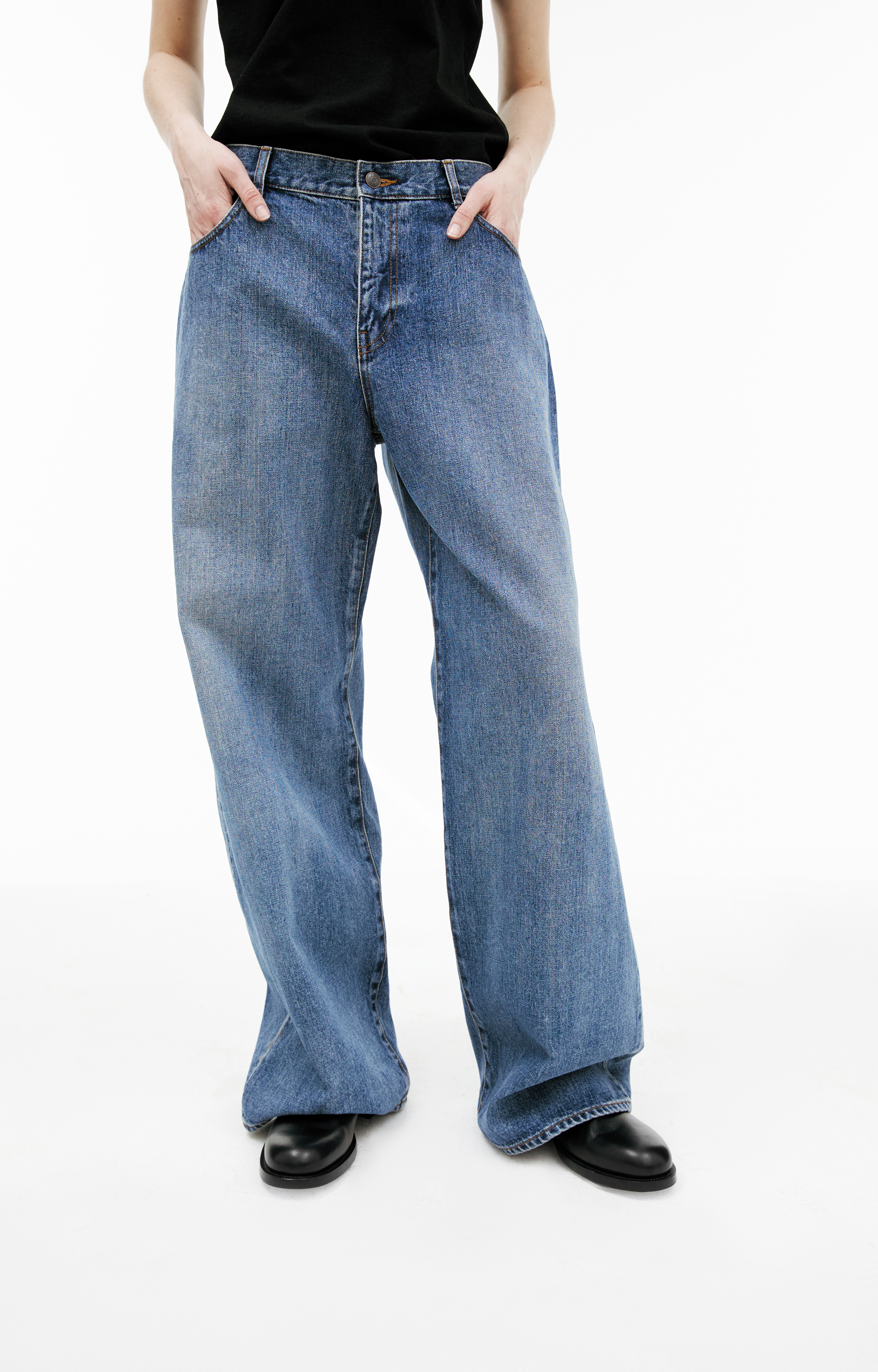 パンツ THE ROW Women Straight Pants 6525W3809 Blue P00911980.jpg