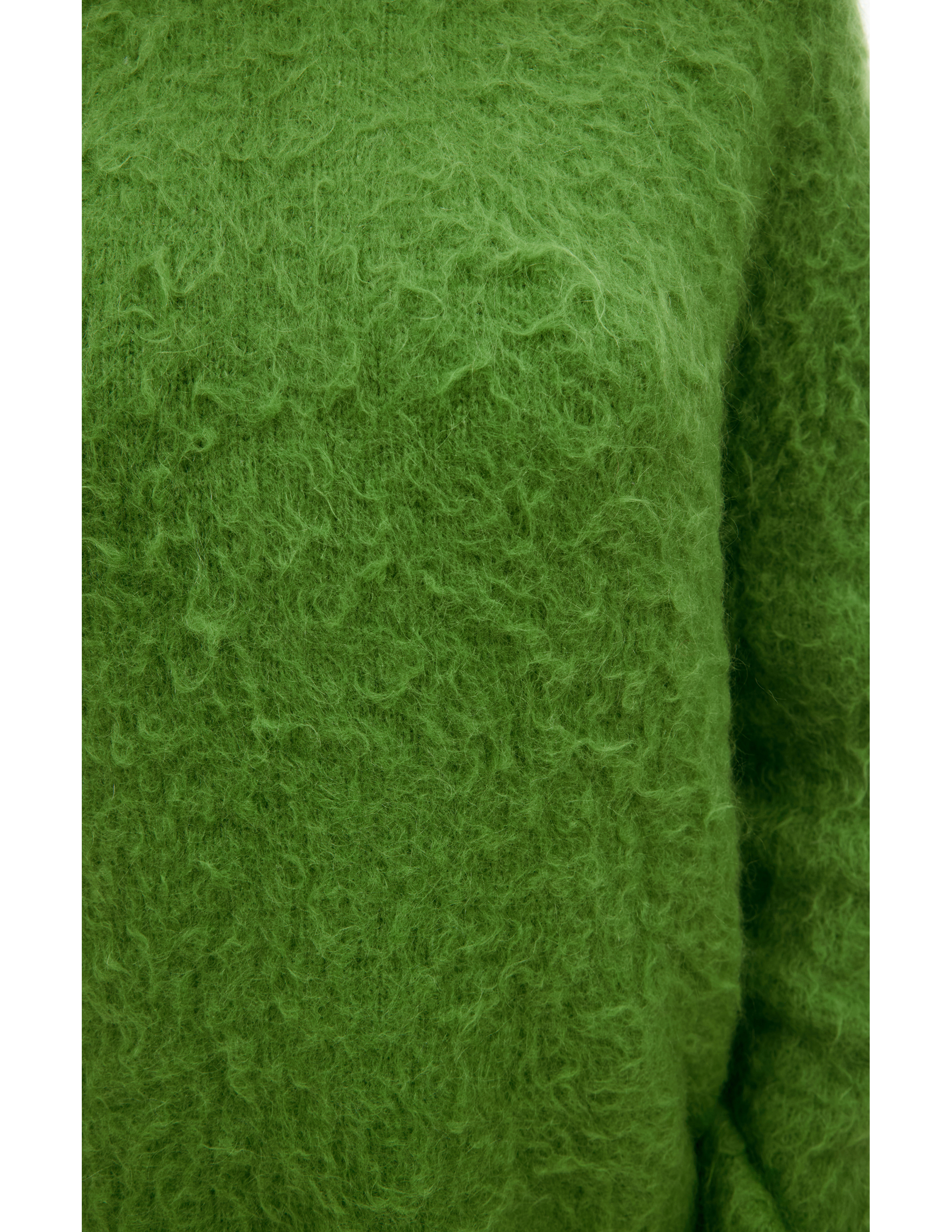 Acne Studios Knitted Wool Sweater In Green