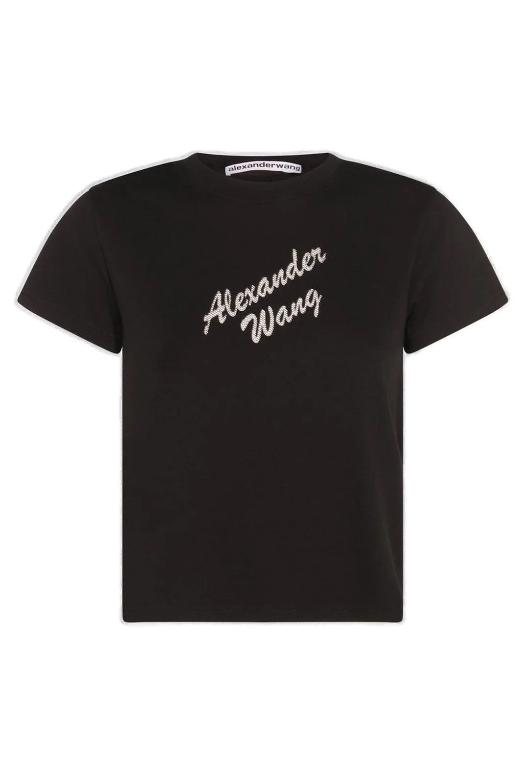Buy Alexander Wang women shrunken tee w/hotfix logo for €216