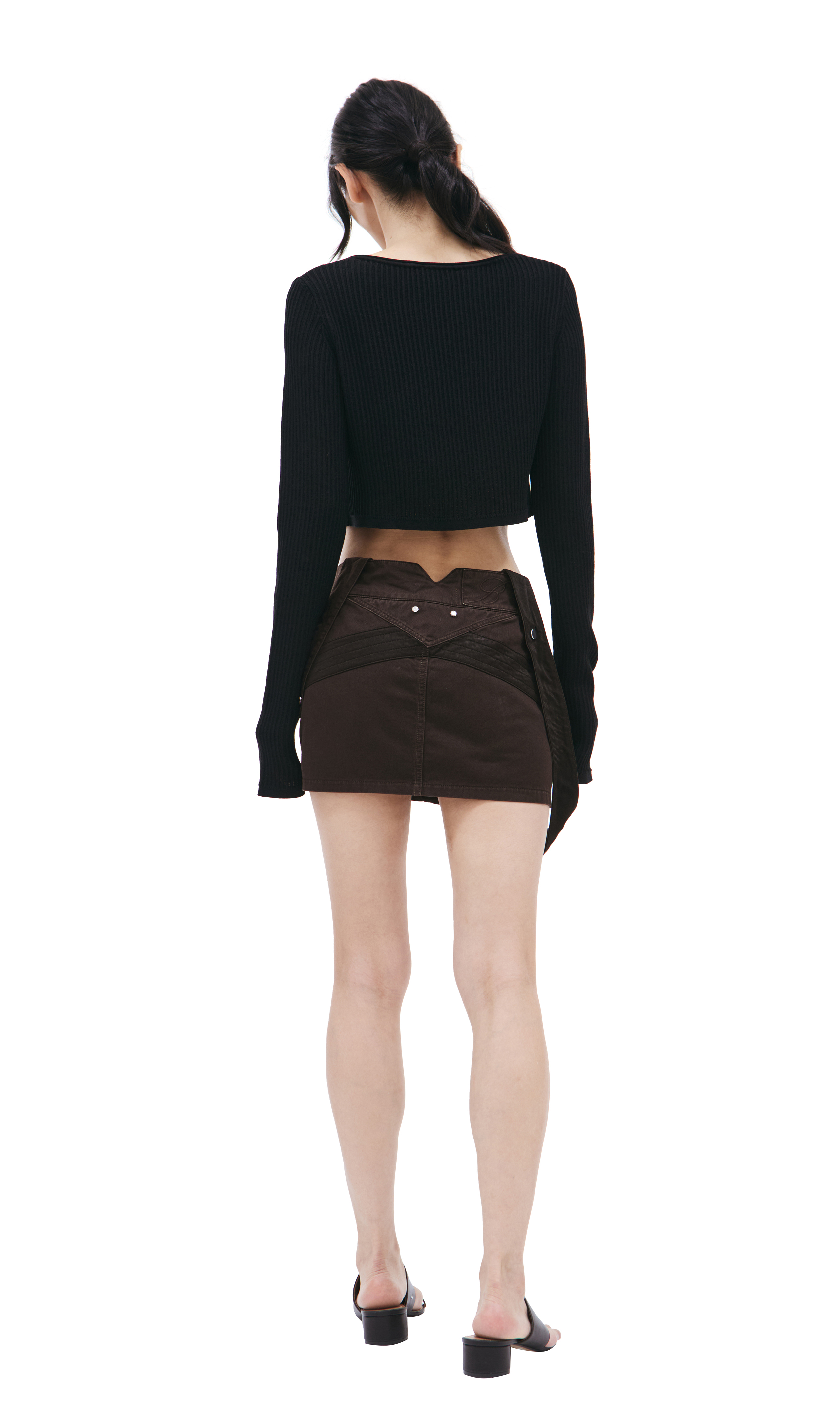 ミニスカート BLUMARINE Women Mini Skirts 2J109A 48448 D0541 CHOCOLATE BRO Buy Blumarine women brown cargo mini skirt for $345 online