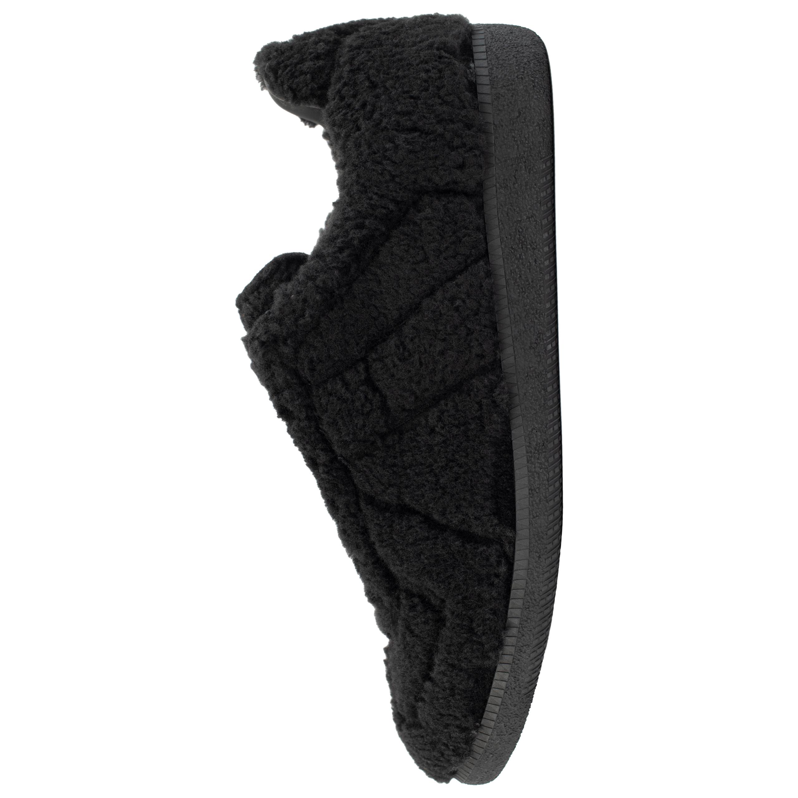 Buy Maison Margiela men fleece replica sneaker in black for $560 ...