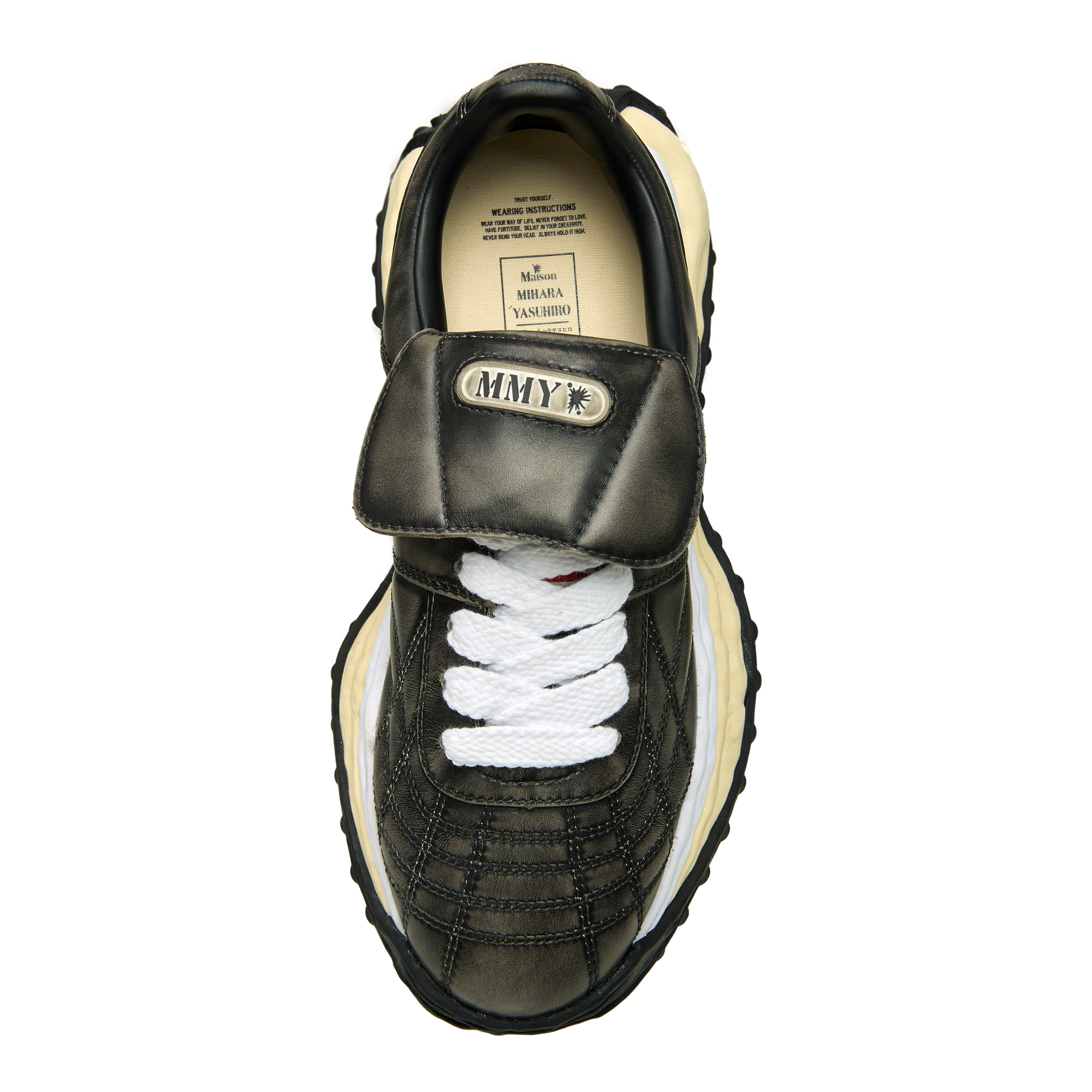 Buy Maison Mihara Yasuhiro men grey scott og sneakers for $695