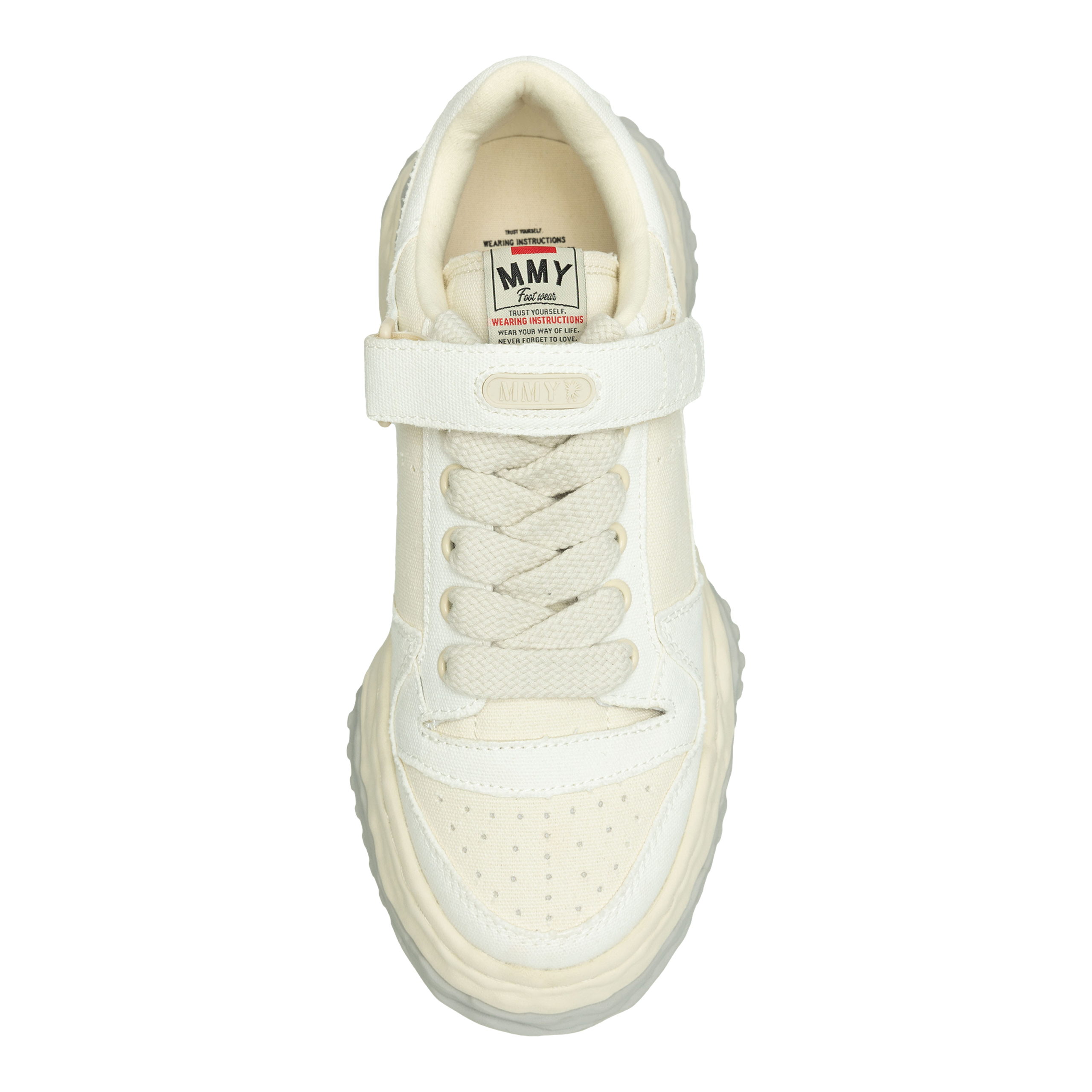 Miharayasuhiro Keith Og Sole Canvas Sneakers In White