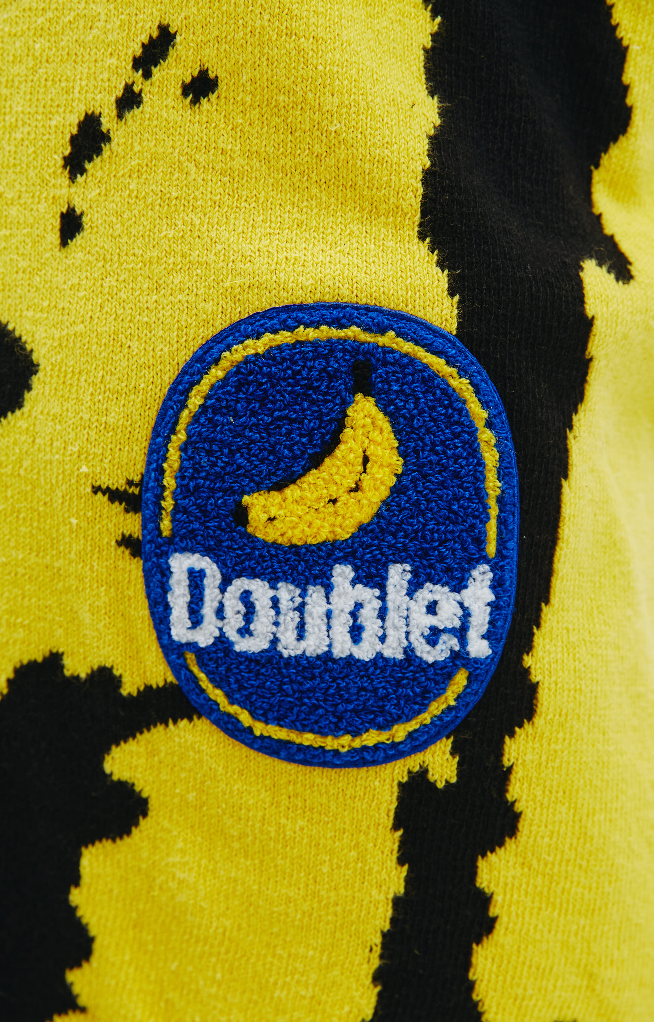 有名人芸能人】 doublet バナナニットBANANA JACQUARD PULLOVER