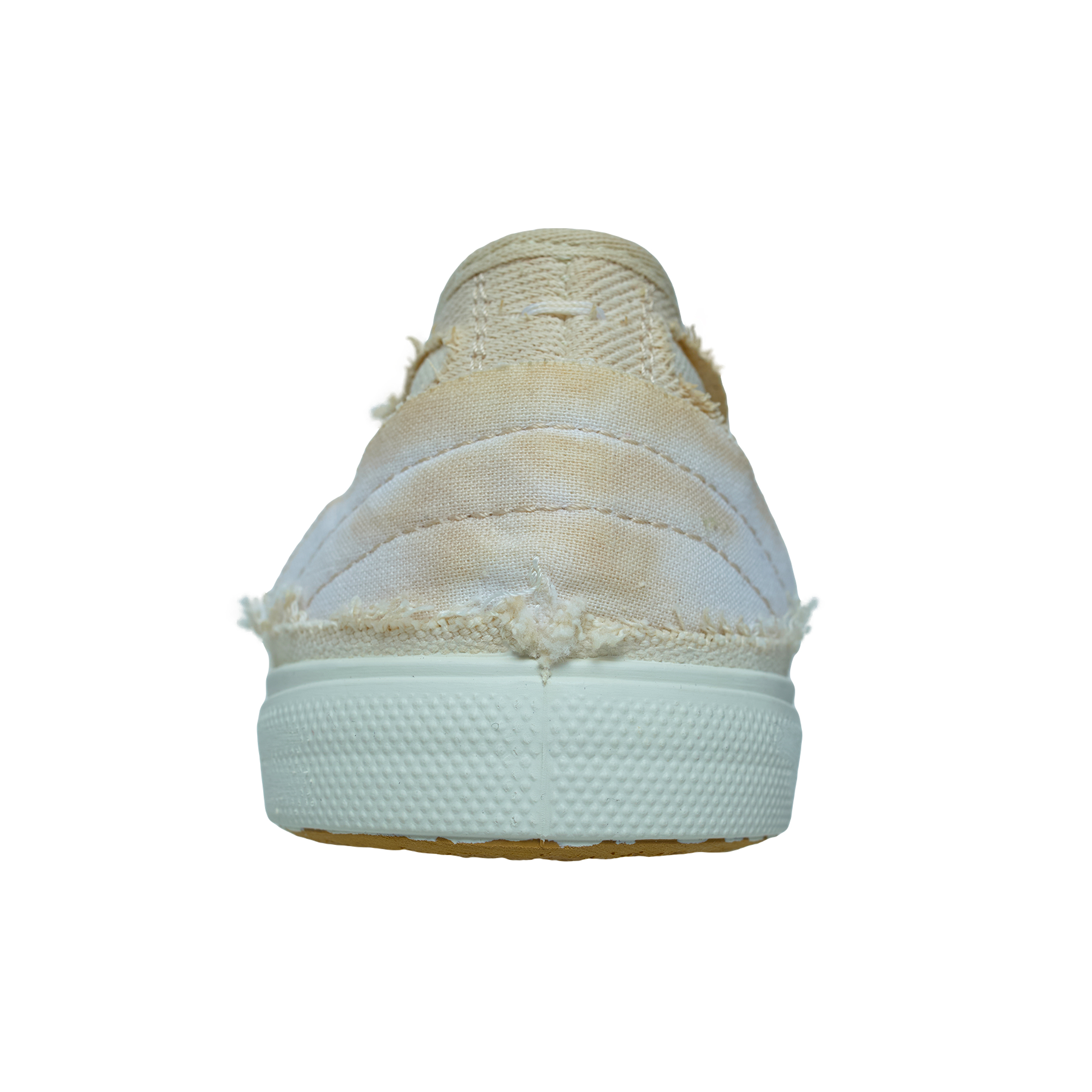 Shop Maison Margiela Inside-out Canvas Sneakers In Beige