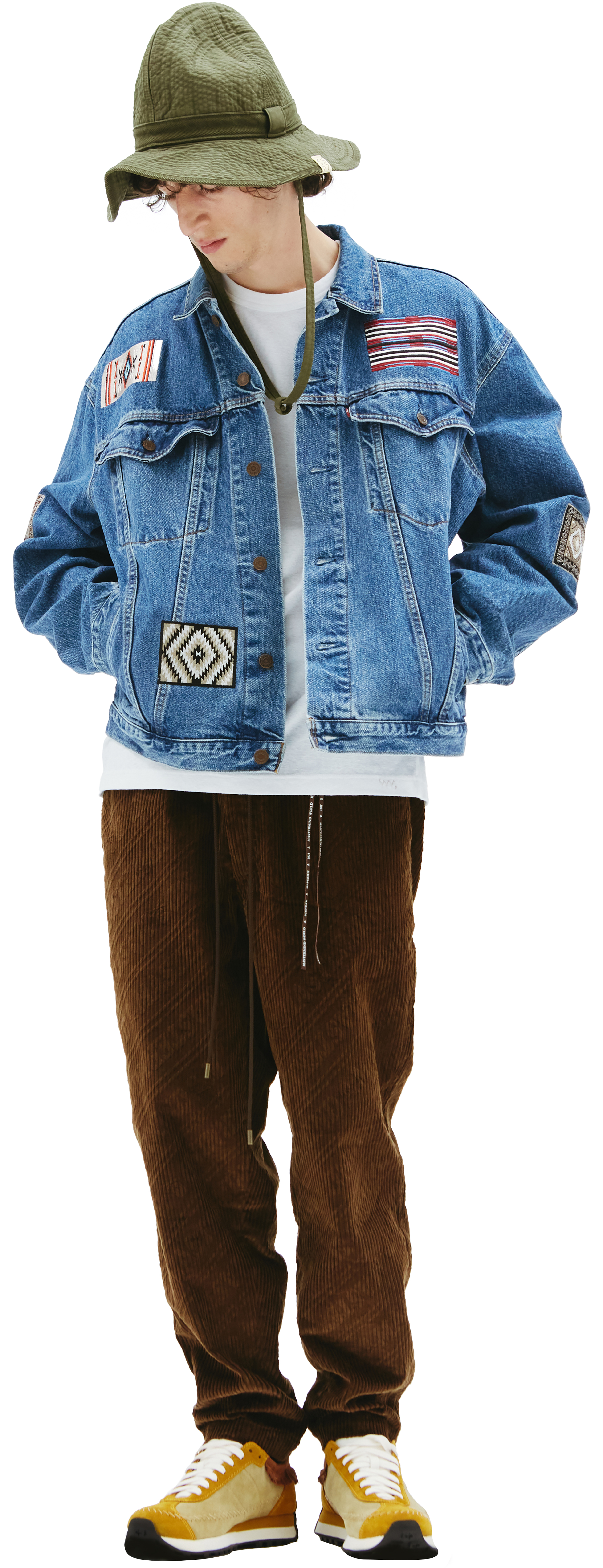 Buy Children of the discordance men blue patches denim jacket for $1,062  online on SV77, COTDJK/424G