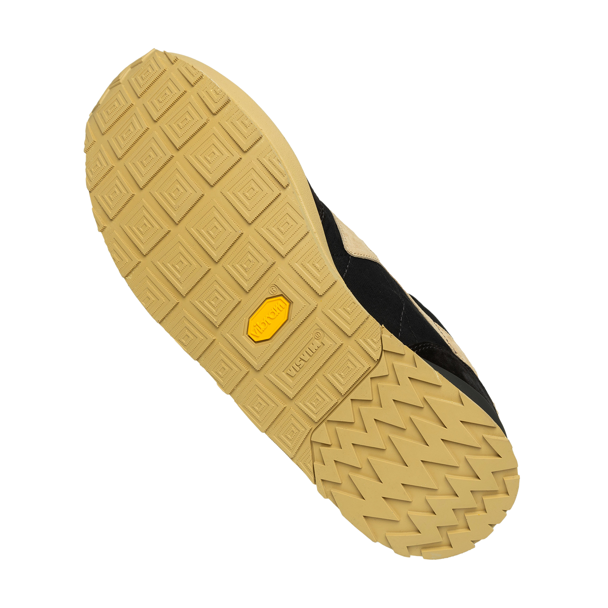 Visvim Fkt Runner Suede And Leather-trimmed Nylon-blend Sneakers In Black