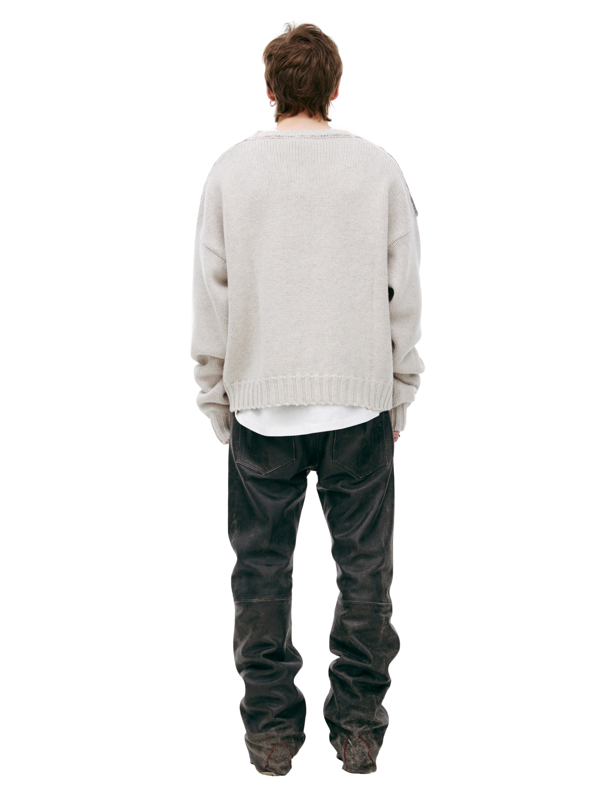 Enfants Riches Deprimes Cashmere Knitted Sweater In Beige