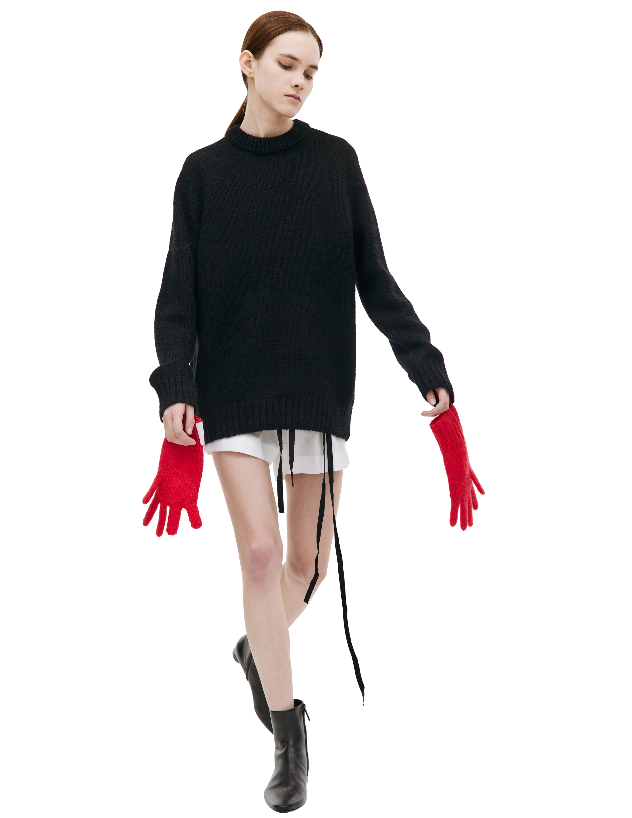 CHARLES JEFFREY LOVERBOY  Sweater with removable gloves